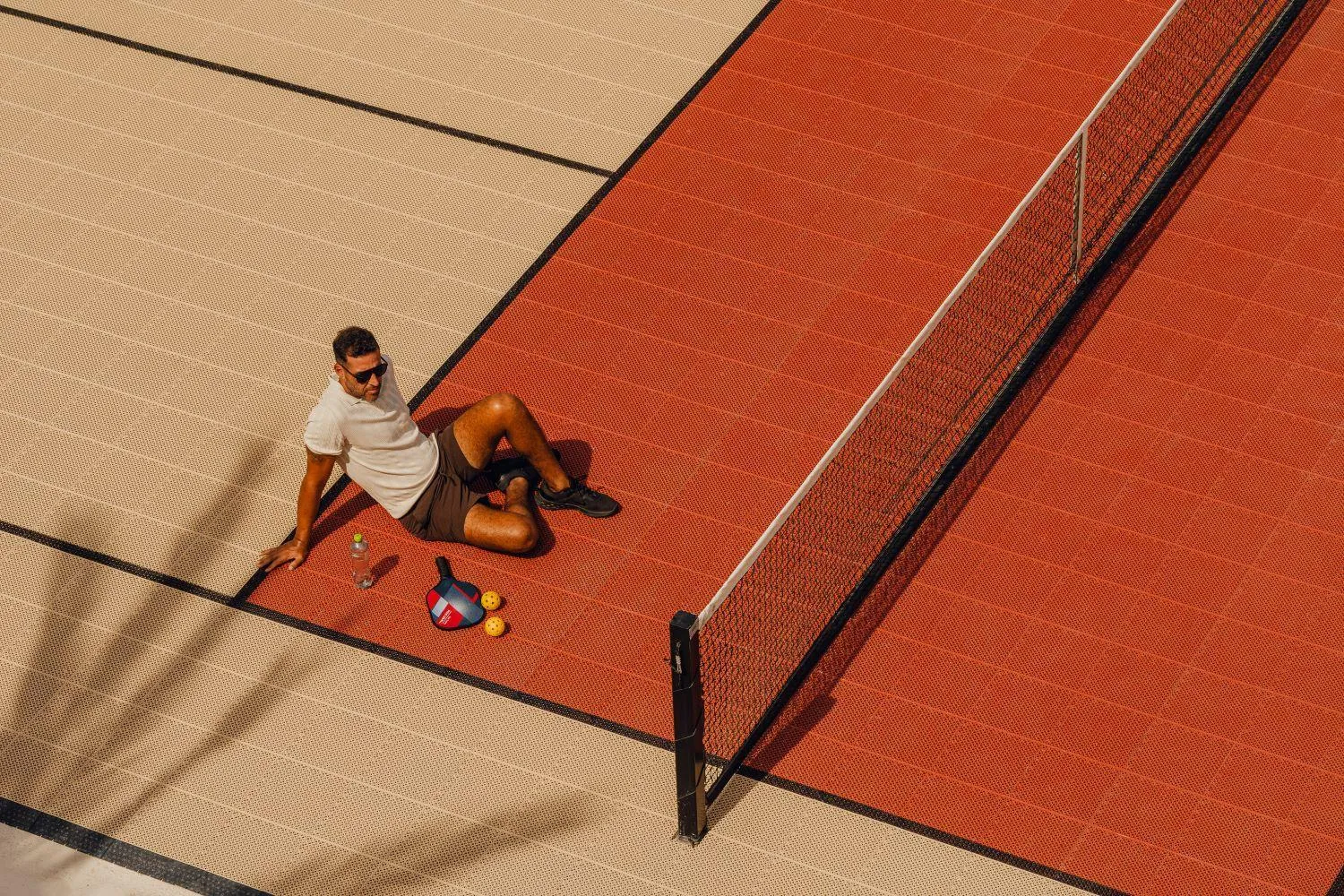 Tennis court in Nobu Hotel Los Cabos