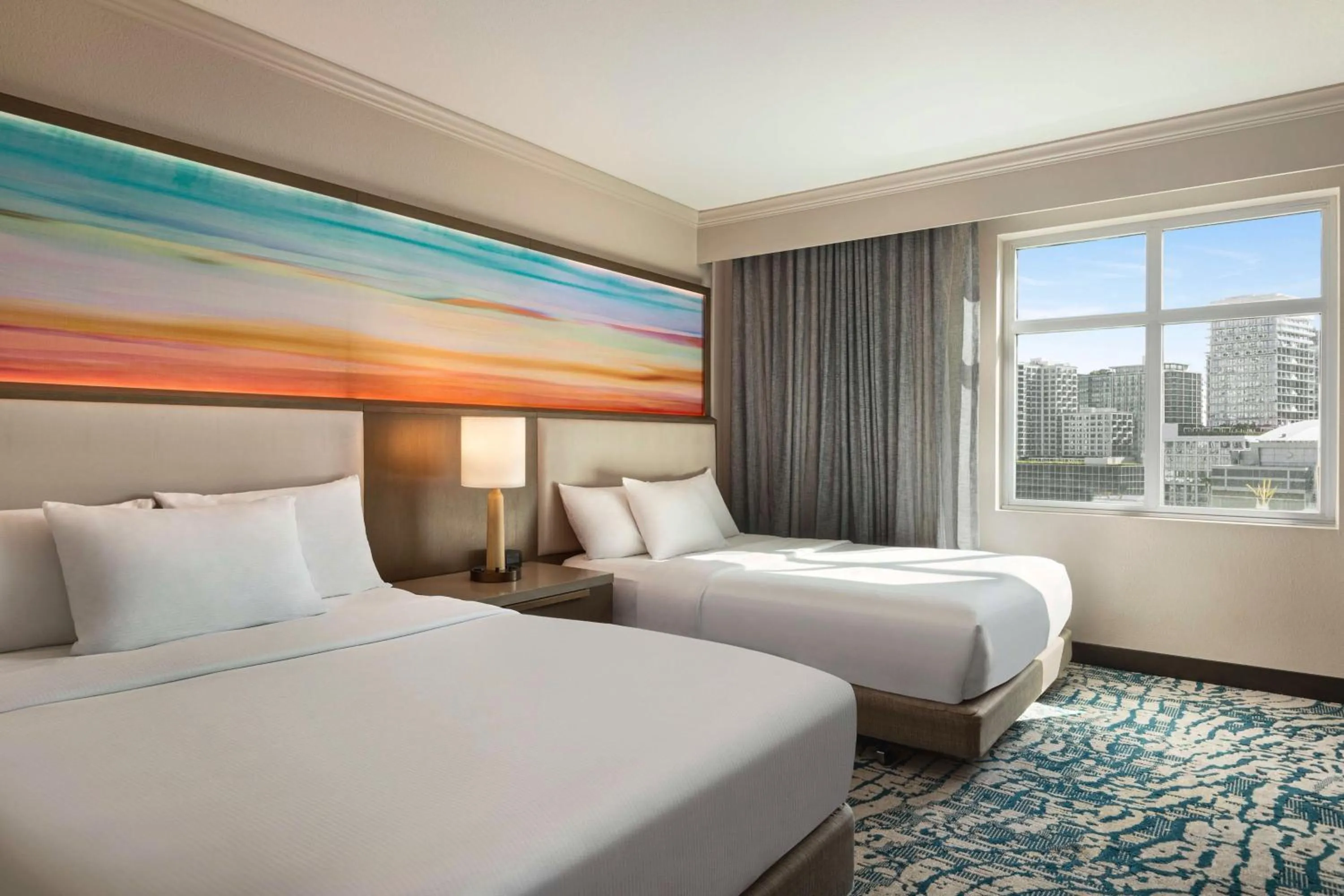 View (from property/room), Bed in Embassy Suites by Hilton Tampa Downtown Convention Center