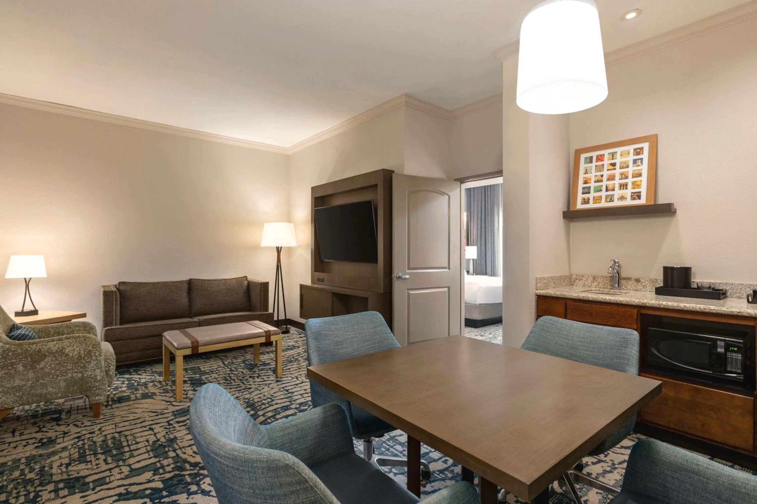 Living room in Embassy Suites by Hilton Tampa Downtown Convention Center