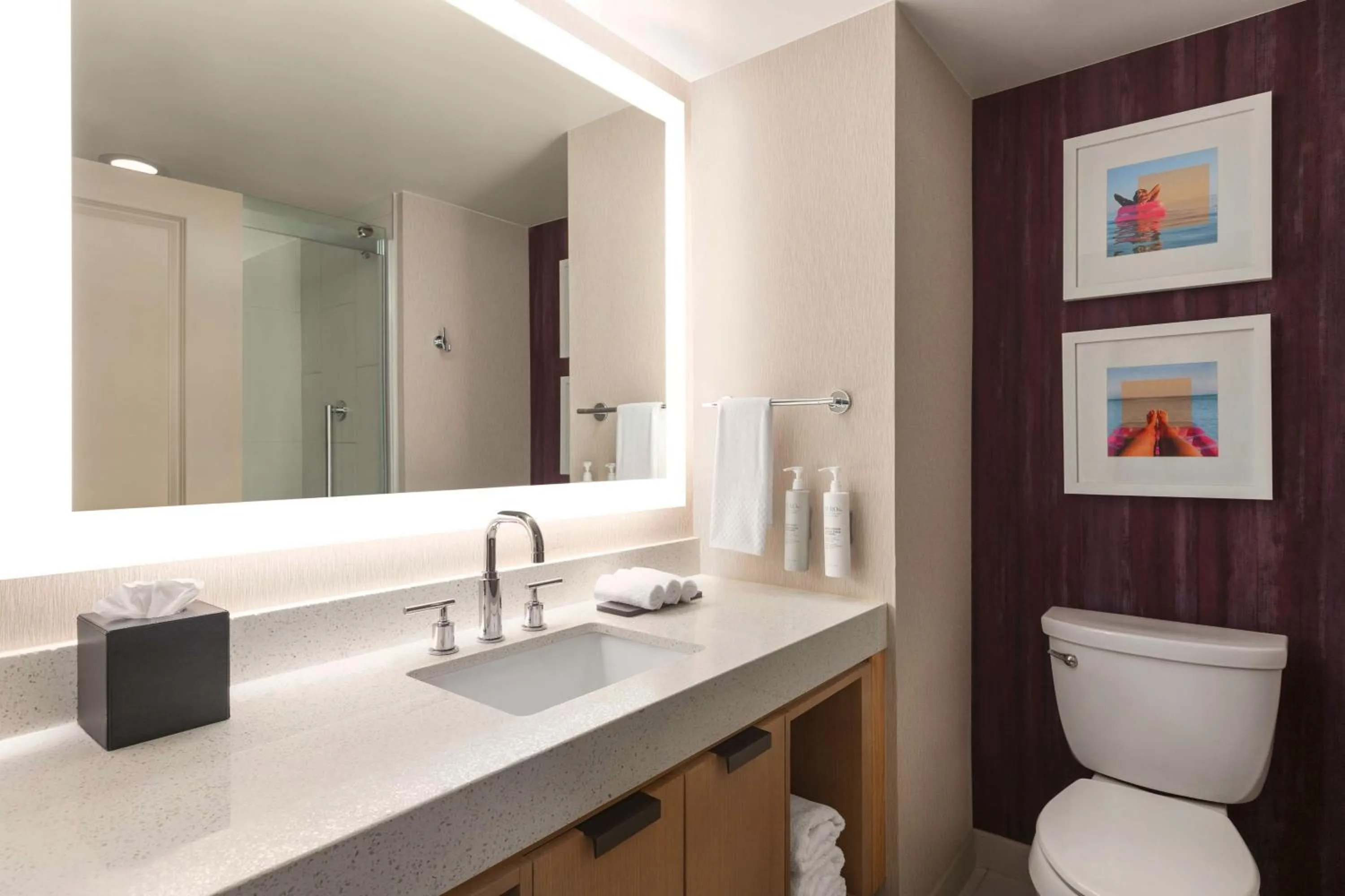 Bathroom in Embassy Suites by Hilton Tampa Downtown Convention Center