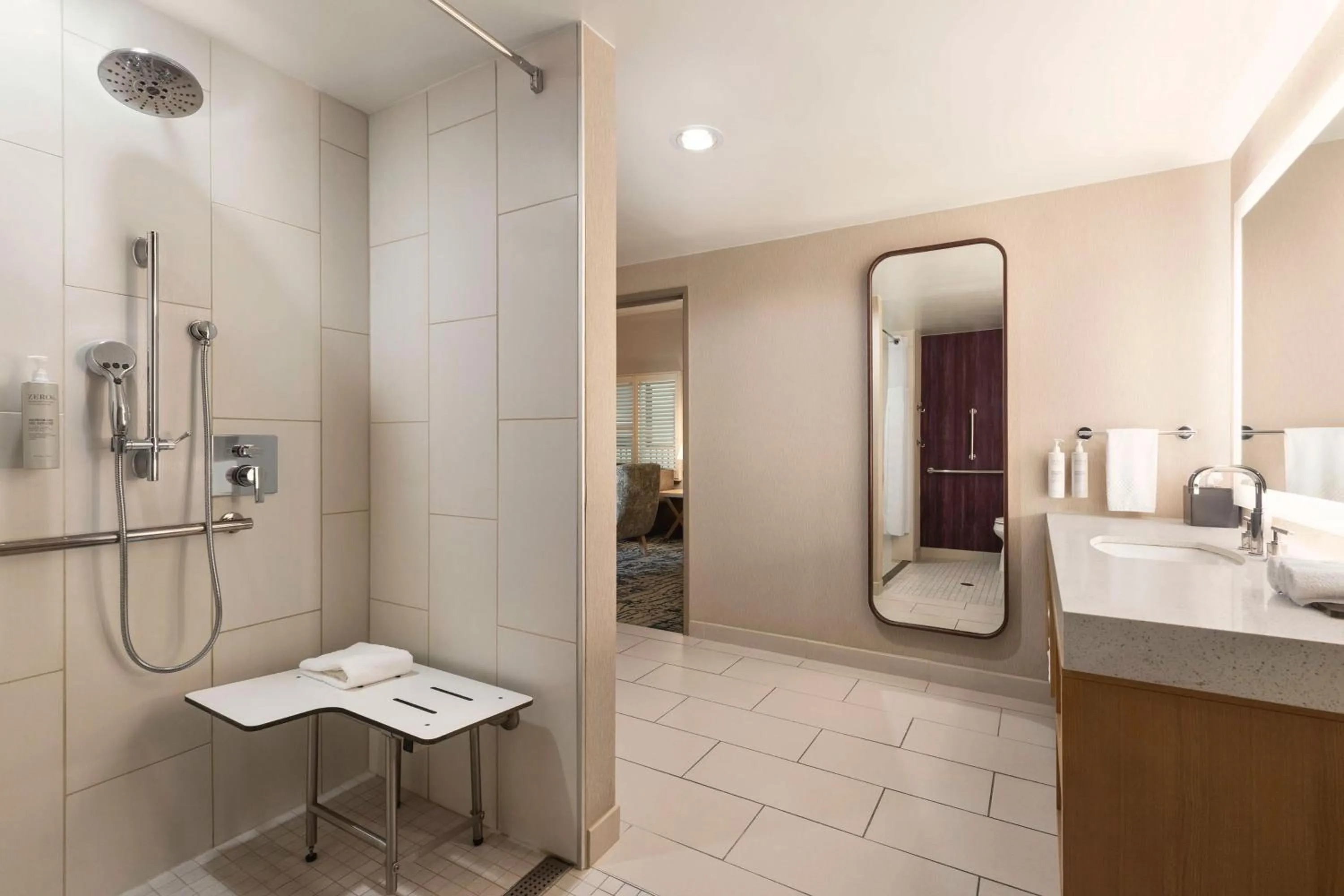 Bathroom in Embassy Suites by Hilton Tampa Downtown Convention Center