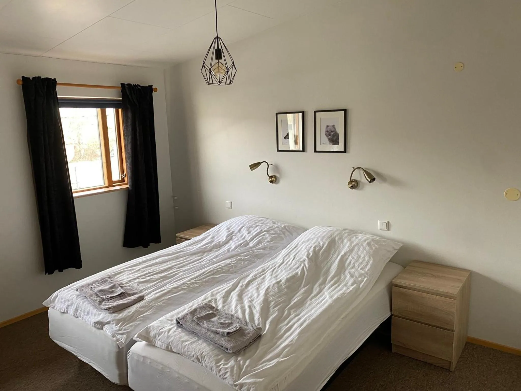 Bedroom, Bed in Bakkaflöt Guesthouse