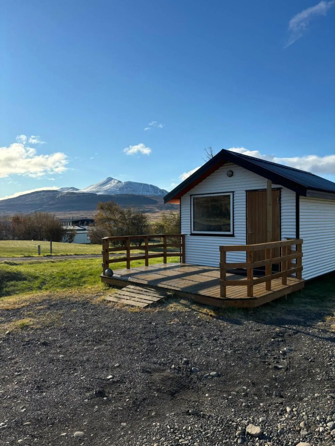 Facade/entrance in Bakkaflöt Guesthouse