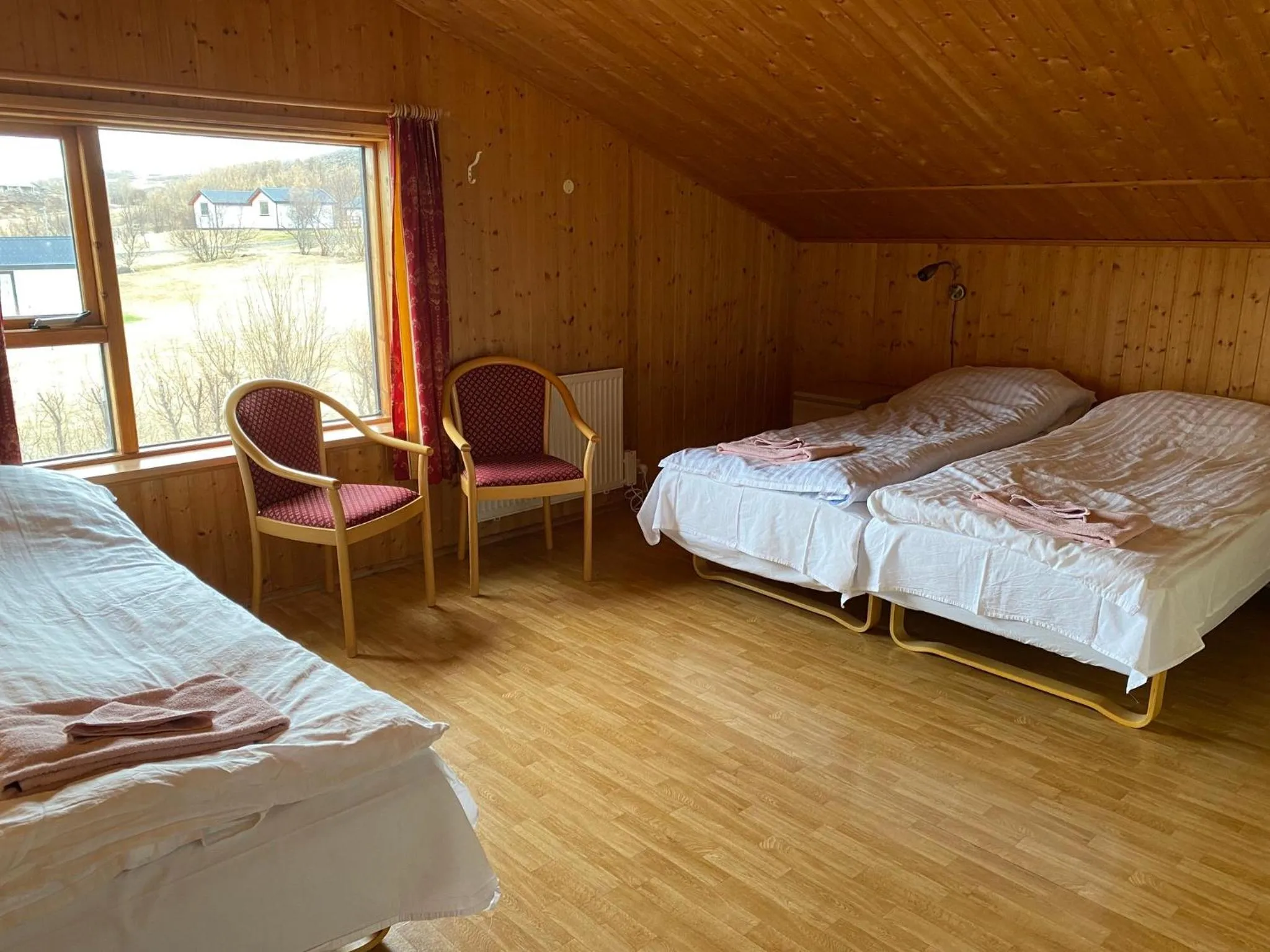 Bedroom, Bed in Bakkaflöt Guesthouse