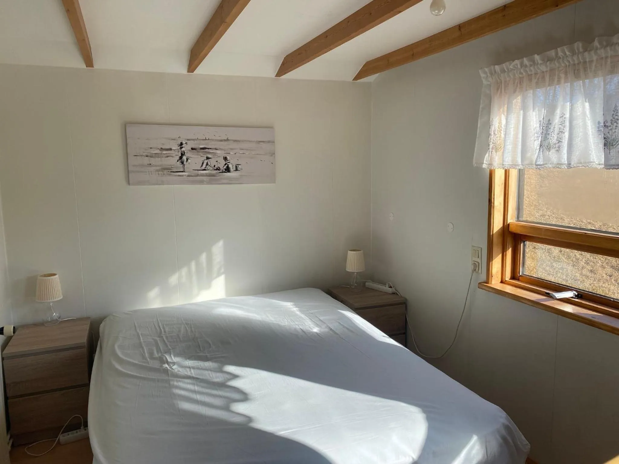 Bedroom, Bed in Bakkaflöt Guesthouse