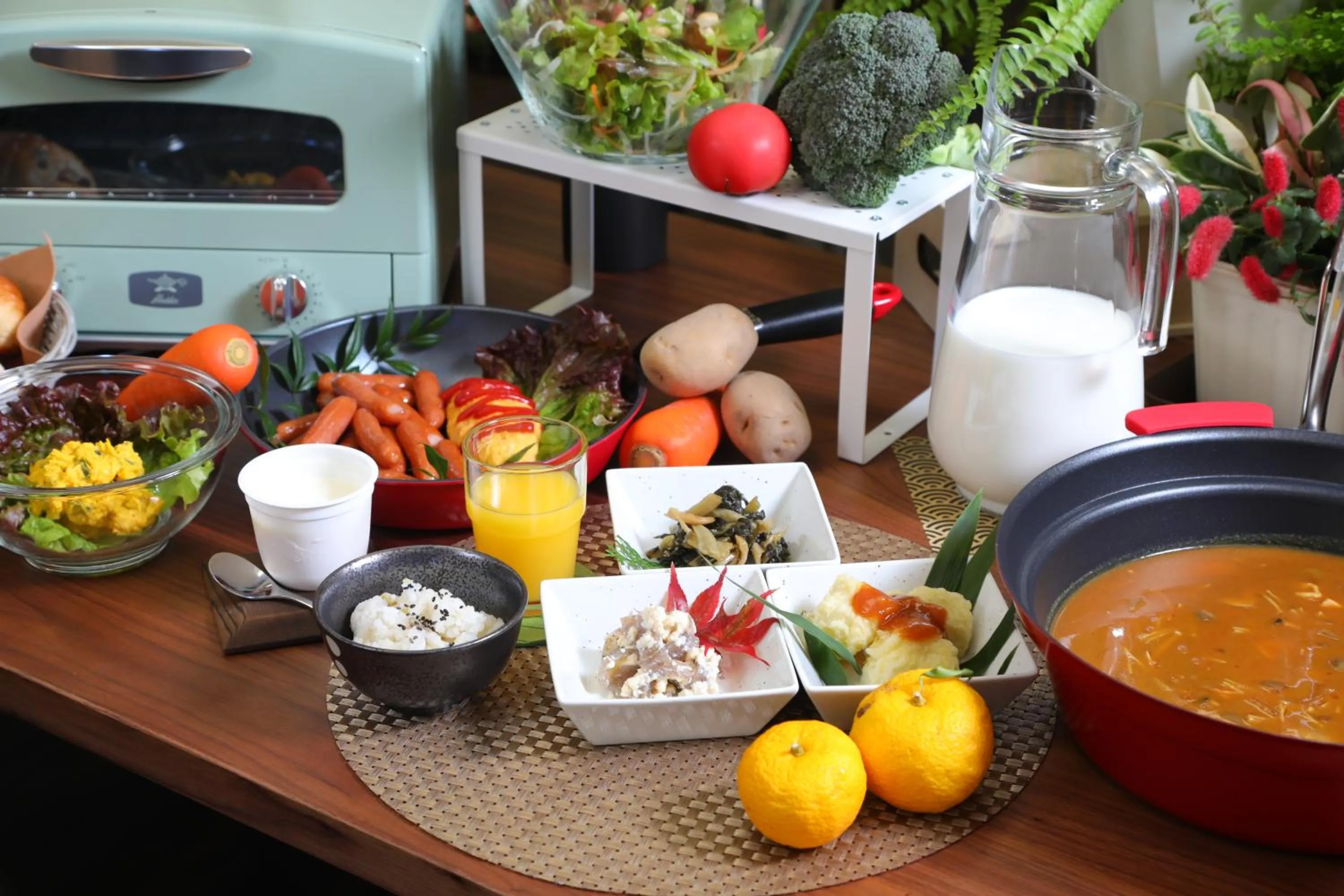 Breakfast in Comfort stay Miyabi