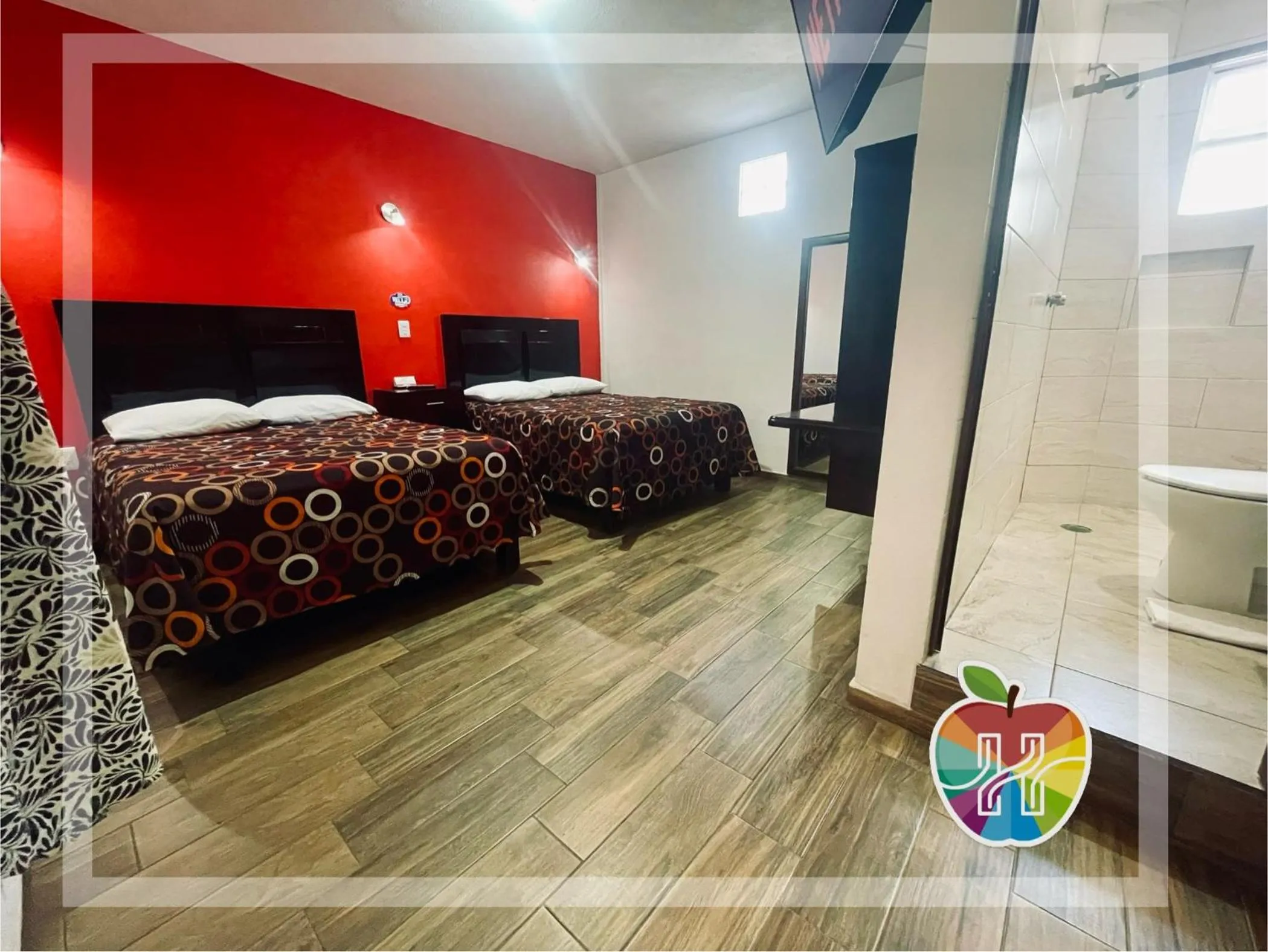 Photo of the whole room, Bed in HOTEL LA GRAN MANZANA