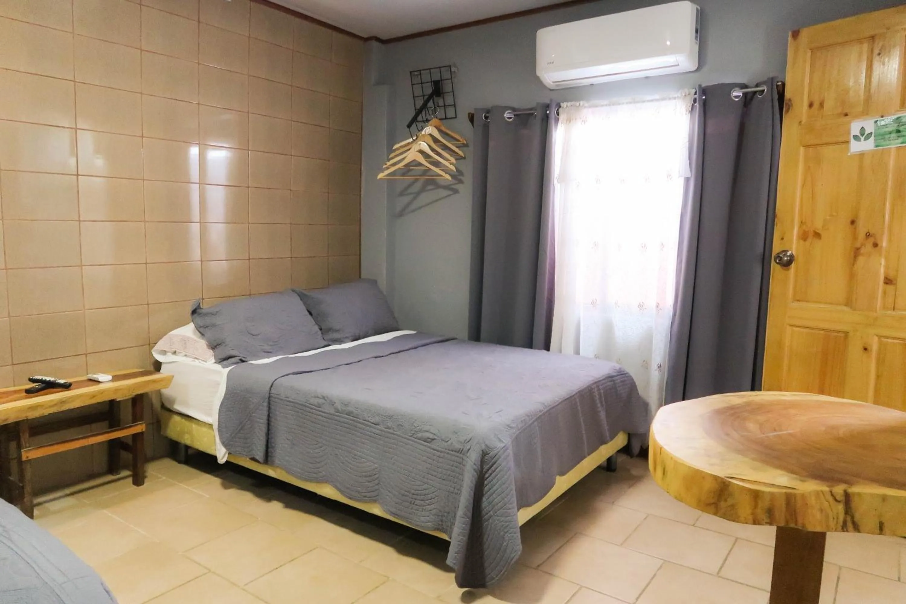 Bed in Hotel Hoja de Oro Corcovado