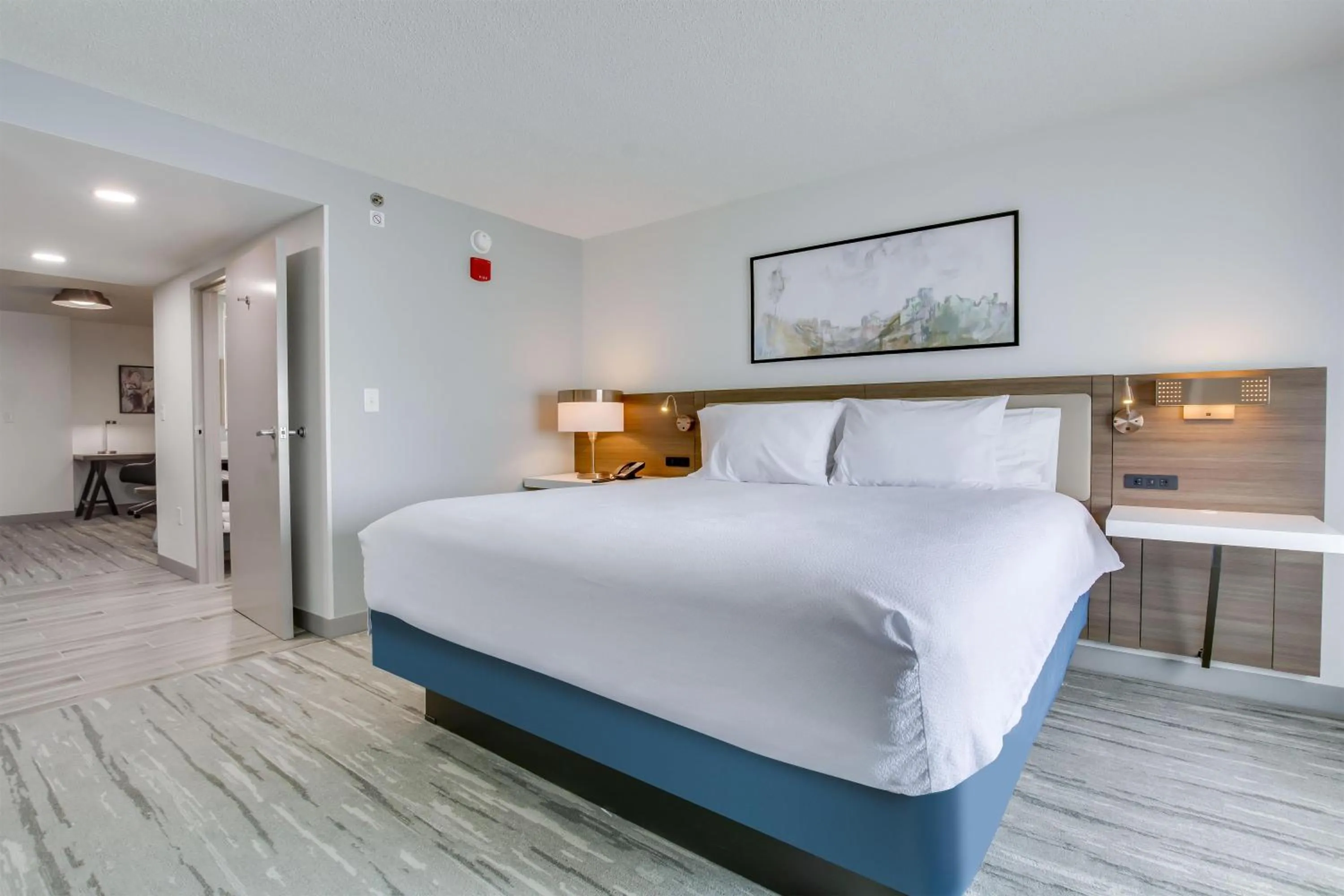 Bed in Hilton Garden Inn Louisville Airport