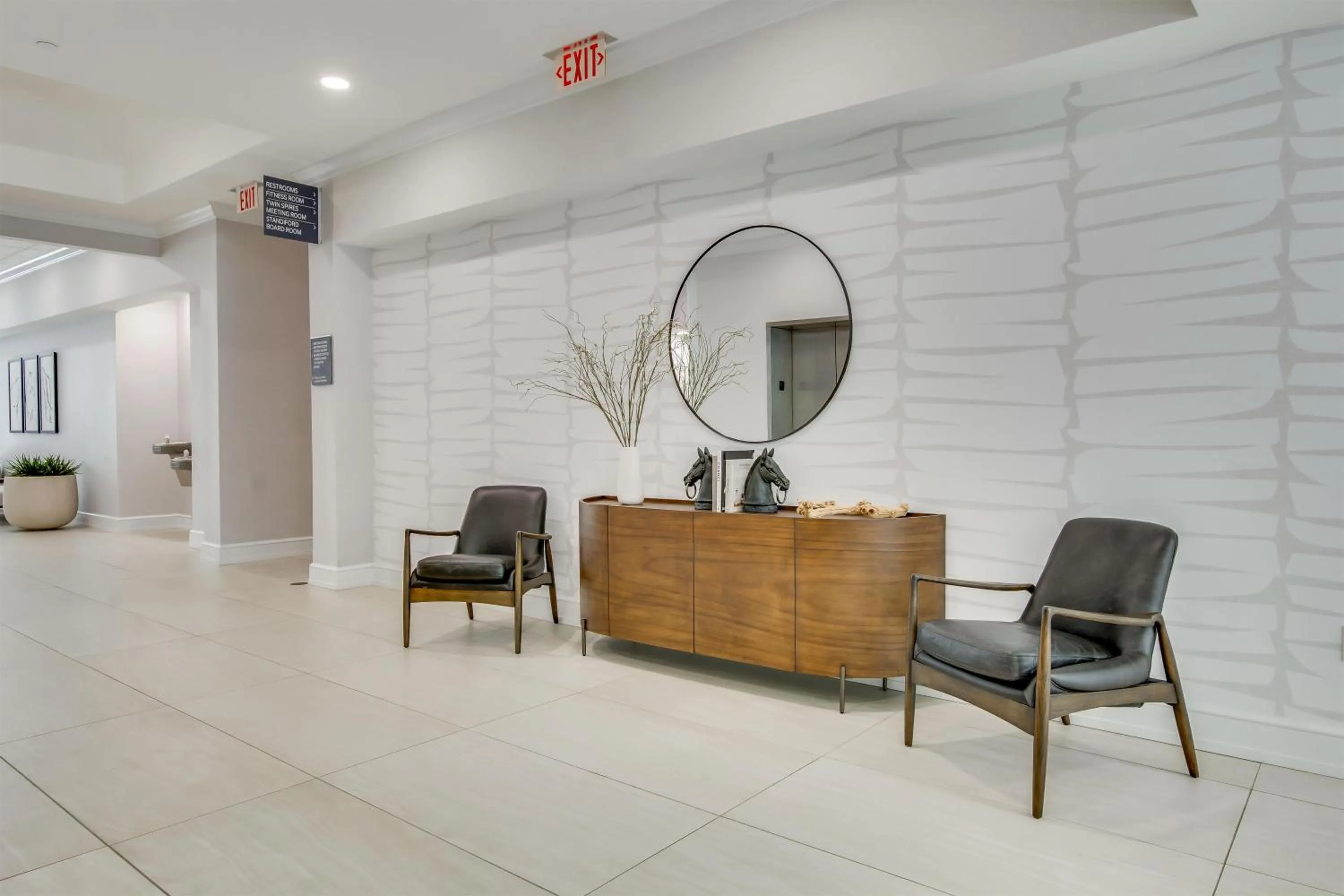 Lobby or reception in Hilton Garden Inn Louisville Airport
