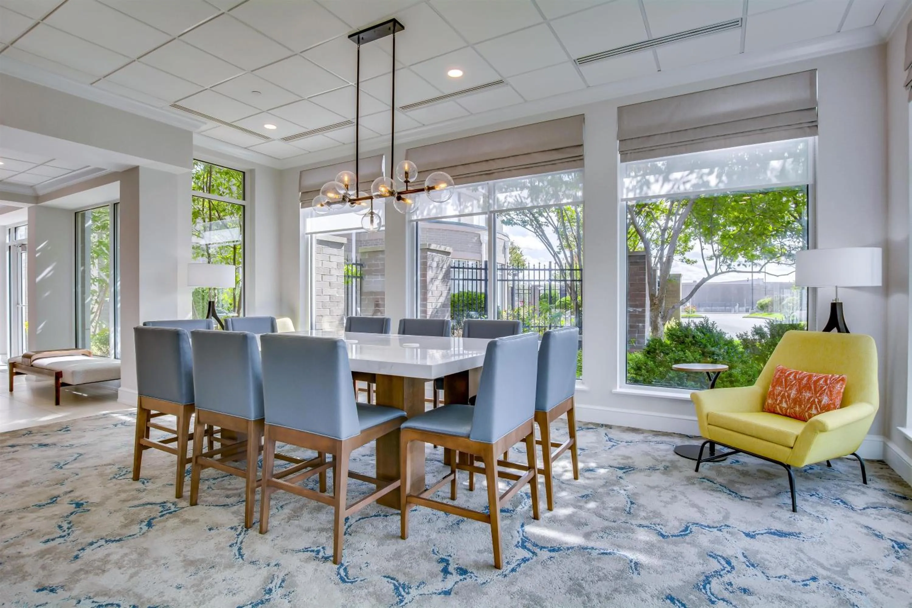 Lobby or reception in Hilton Garden Inn Louisville Airport