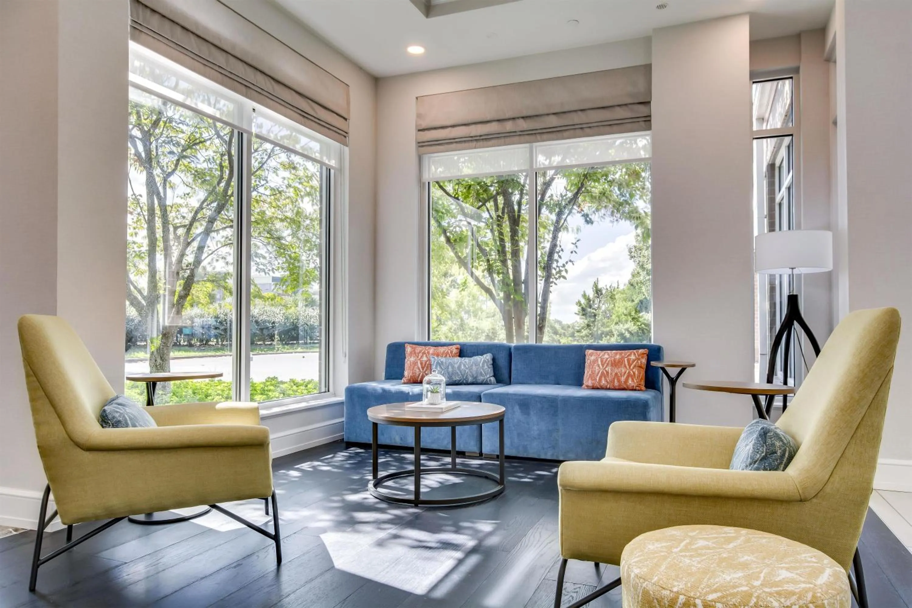 Lobby or reception in Hilton Garden Inn Louisville Airport