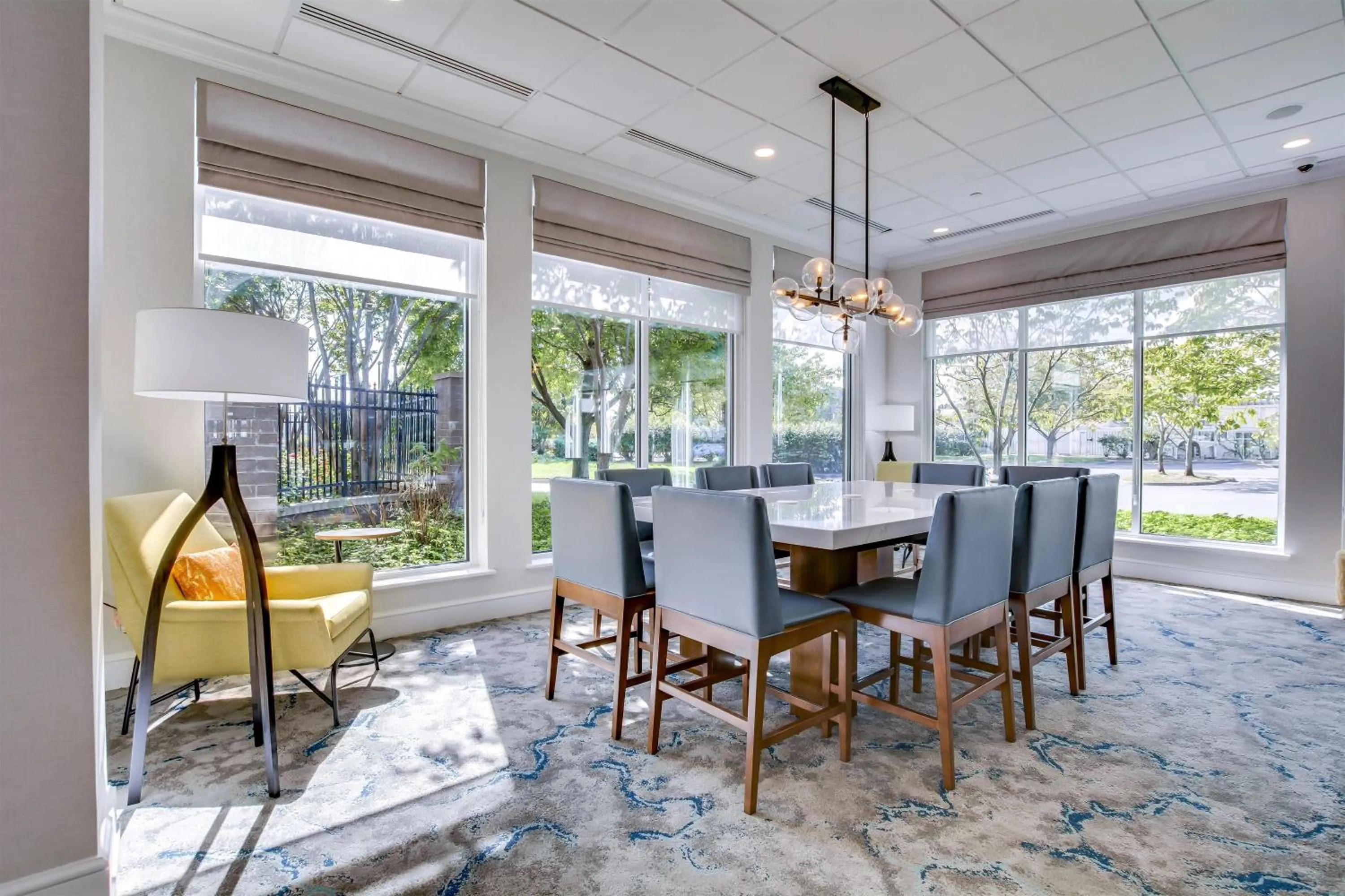 Lobby or reception in Hilton Garden Inn Louisville Airport