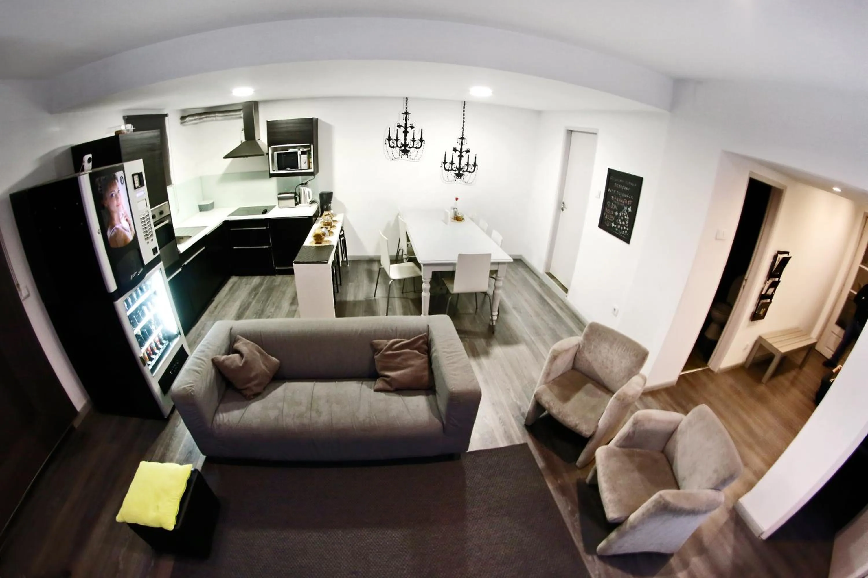 Communal lounge/ TV room in My Hostel