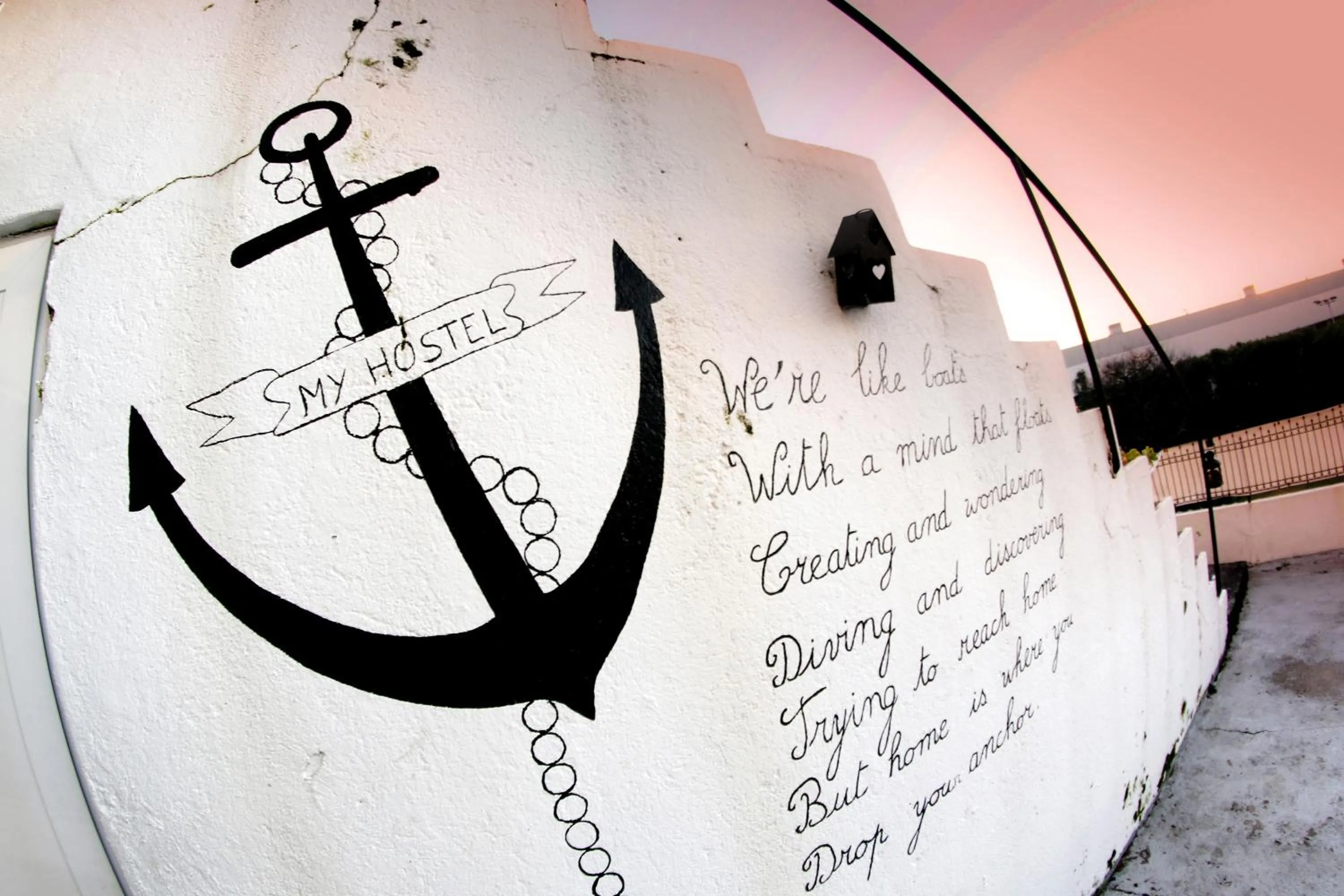 Balcony/Terrace in My Hostel