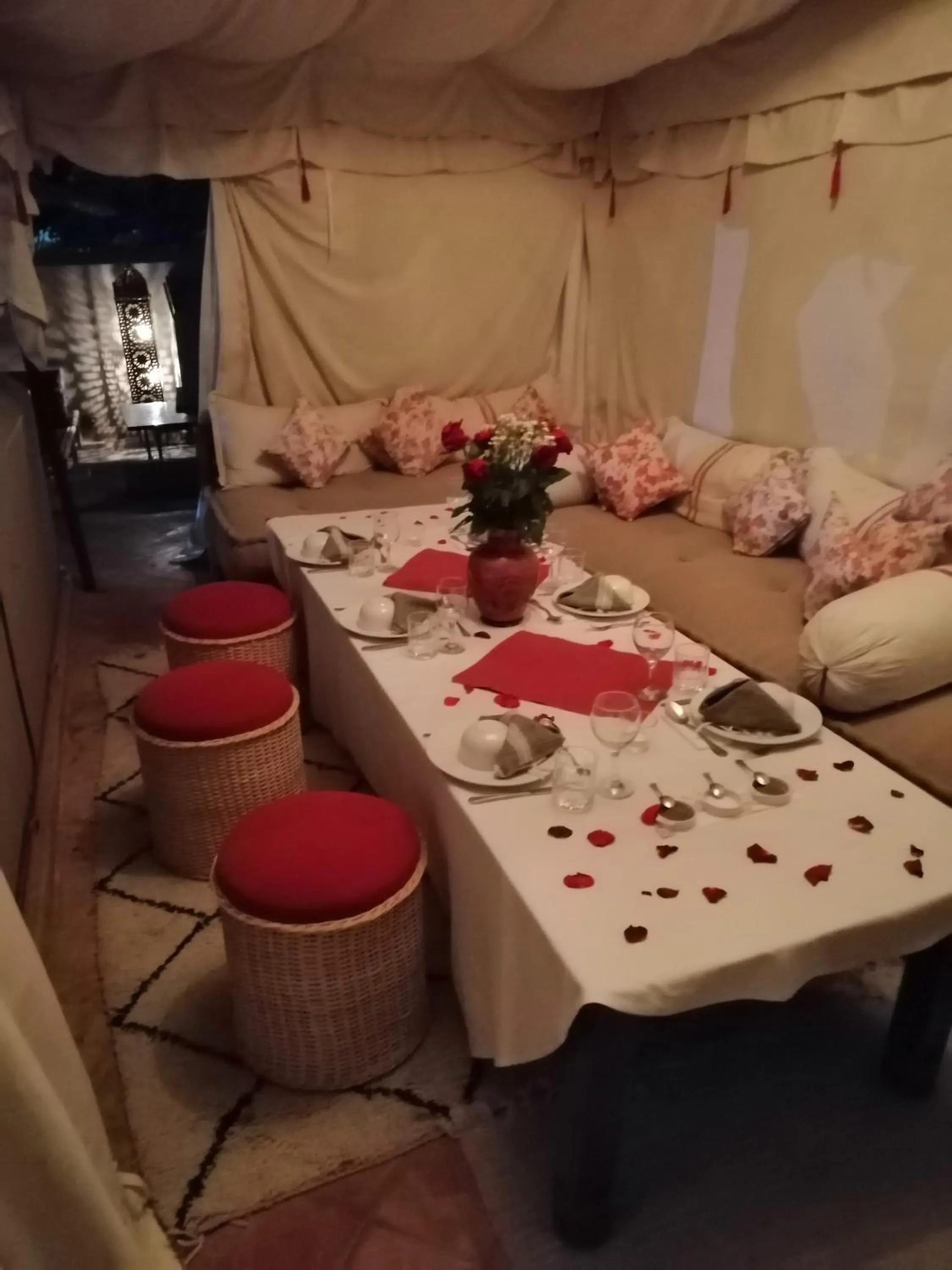 Communal lounge/ TV room in Riad Swaka