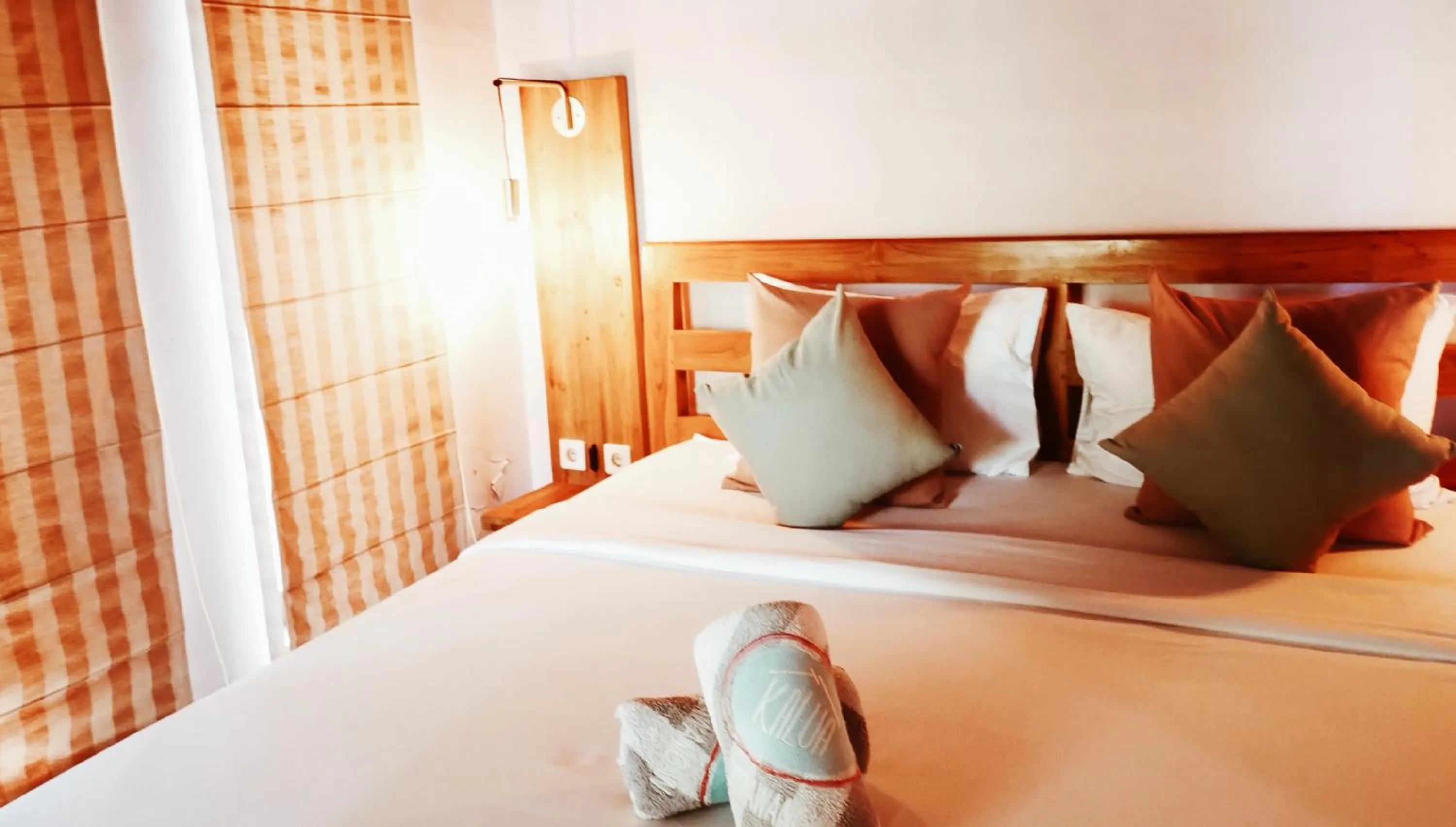 Bed in Kalua Boutique Bungalows