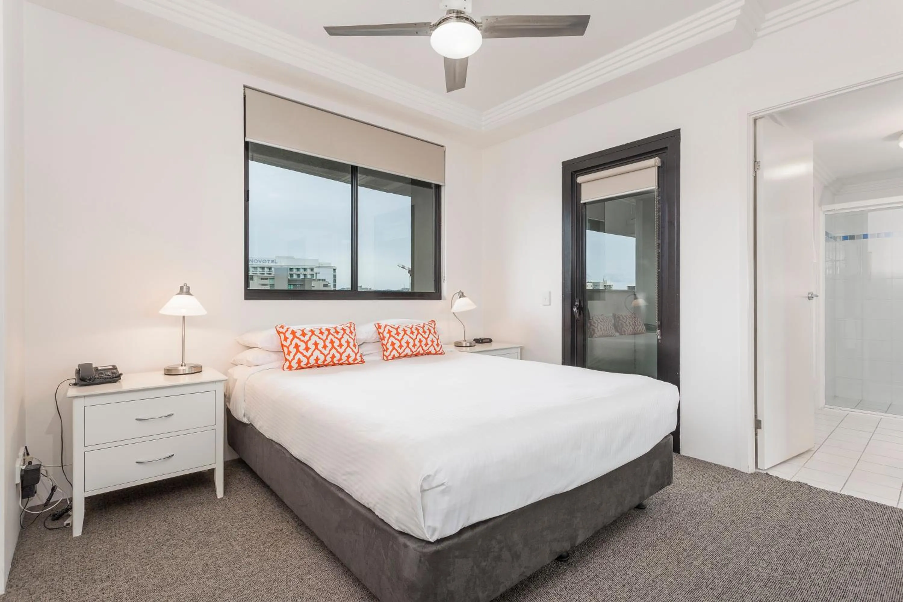 Bed in Republic Apartments Brisbane City