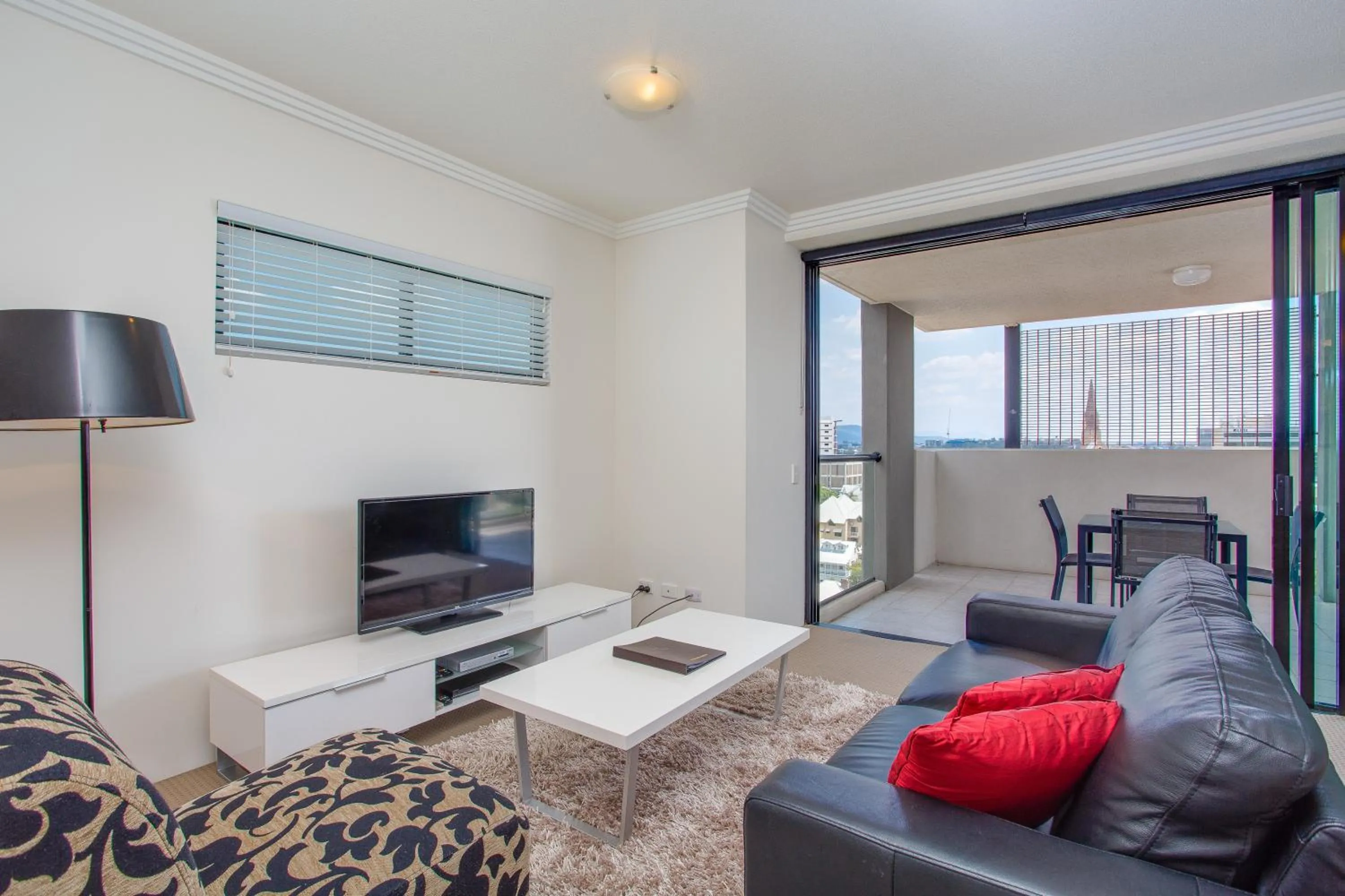 Living room in Republic Apartments Brisbane City