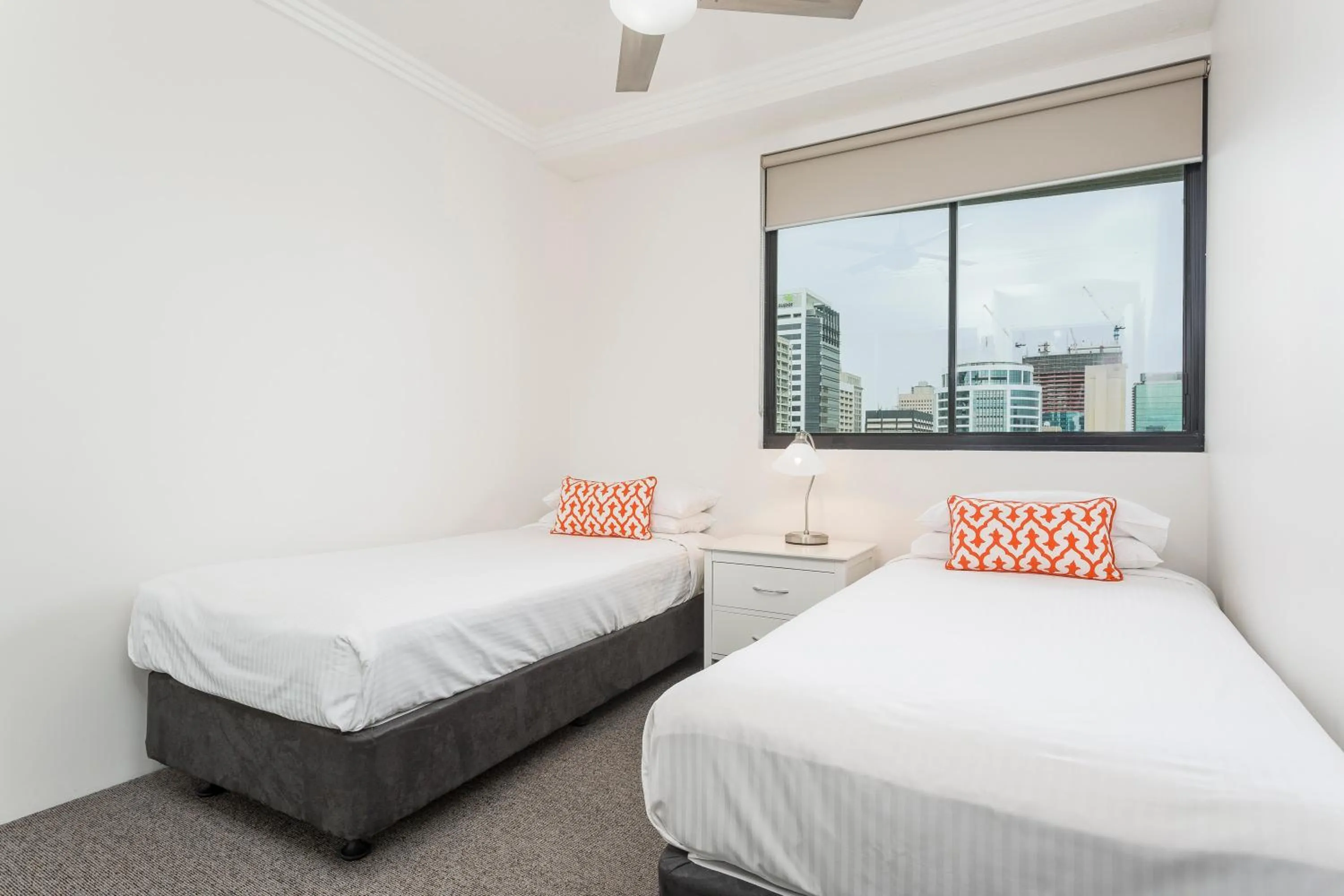 Bed in Republic Apartments Brisbane City