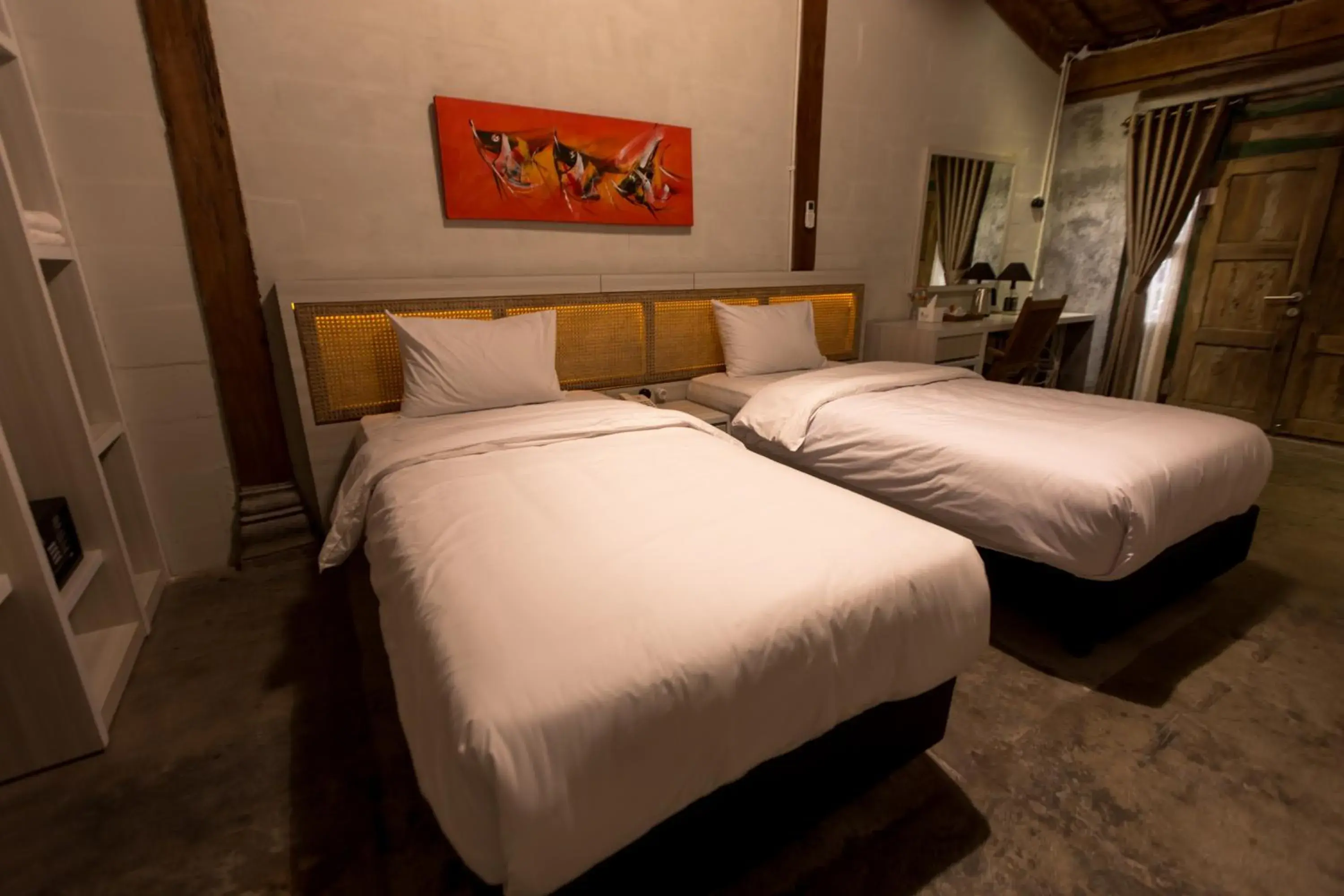 Double Room with Pool View in Kampung Lawasan Heritage Cottage Double Room with Pool View in Kampung Lawasan Heritage Cottage