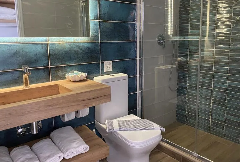 Bathroom in Triton Authentic Cretan Hotel