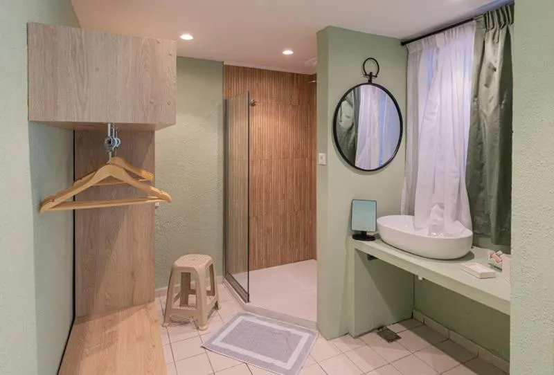 Bathroom in Triton Authentic Cretan Hotel