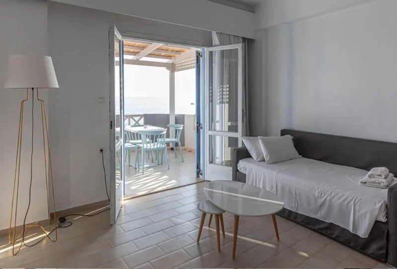 Bedroom, Bed in Triton Authentic Cretan Hotel