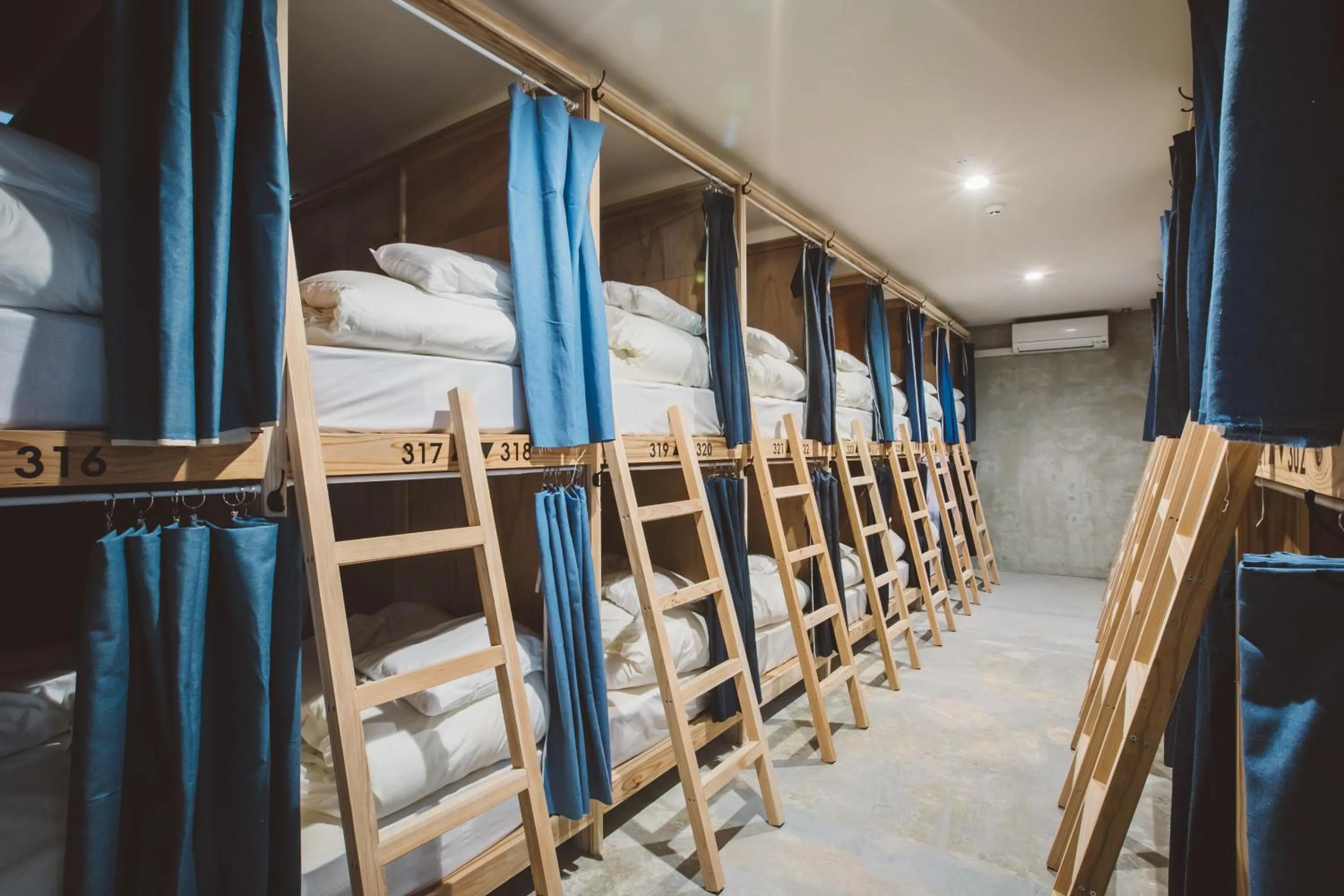 Bed in Yanbaru Hostel