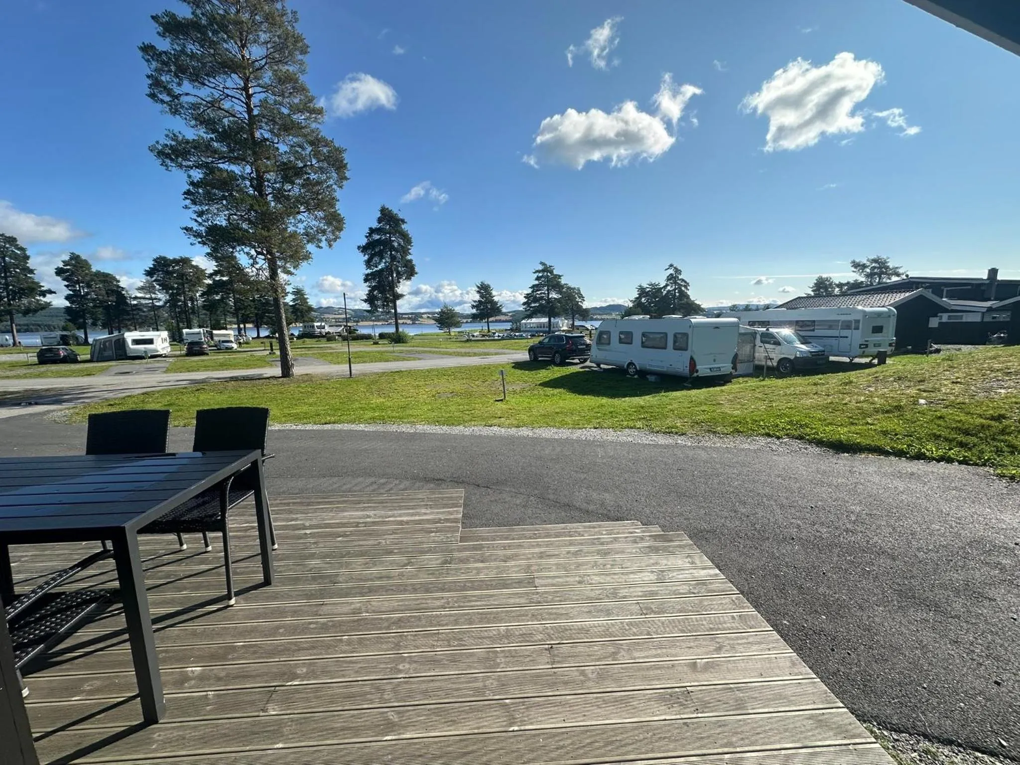 Patio in Sveastranda Camping