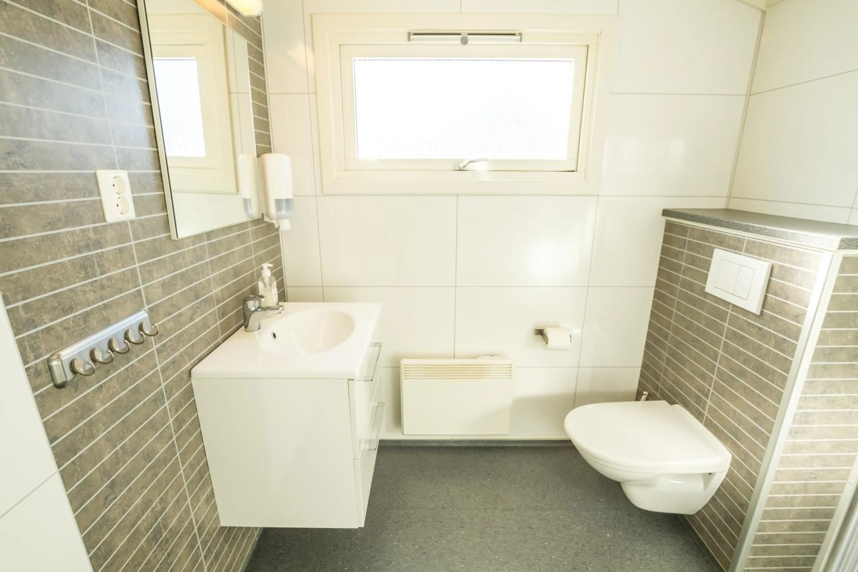 Bathroom in Sveastranda Camping
