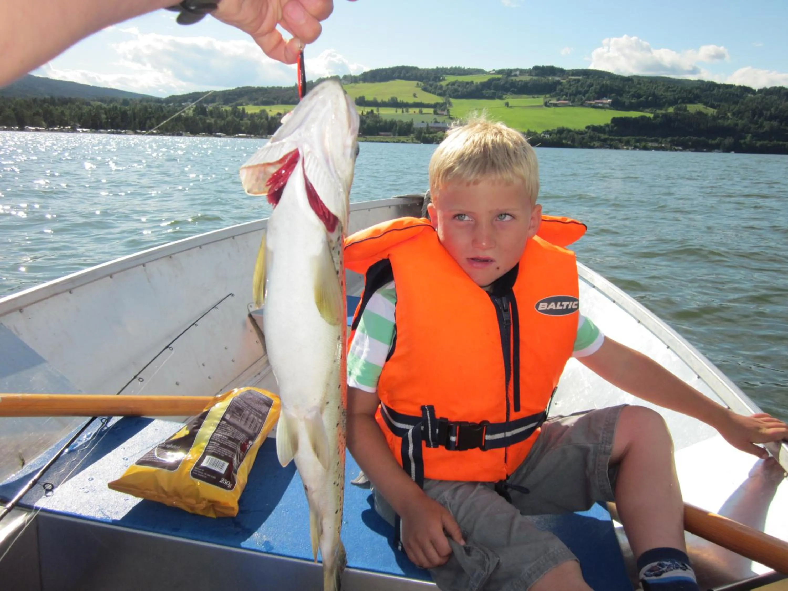 Fishing in Sveastranda Camping