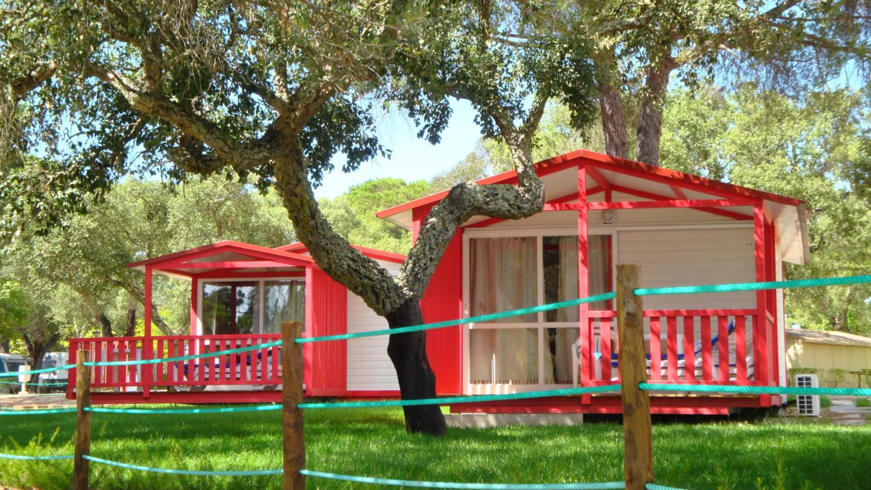 Facade/entrance in Parque de Campismo Orbitur Montargil
