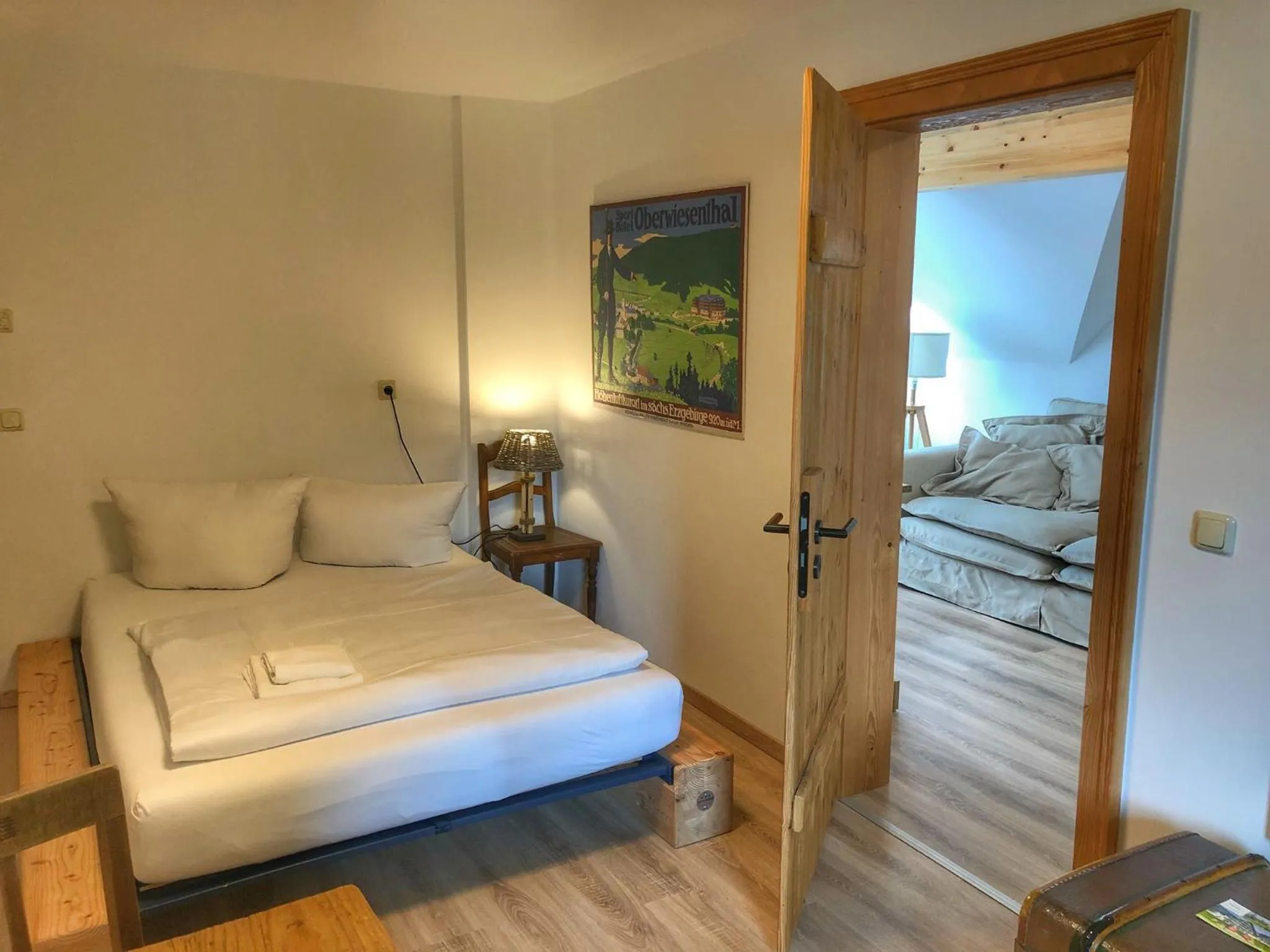 Bed in Alpina Lodge Hotel Oberwiesenthal