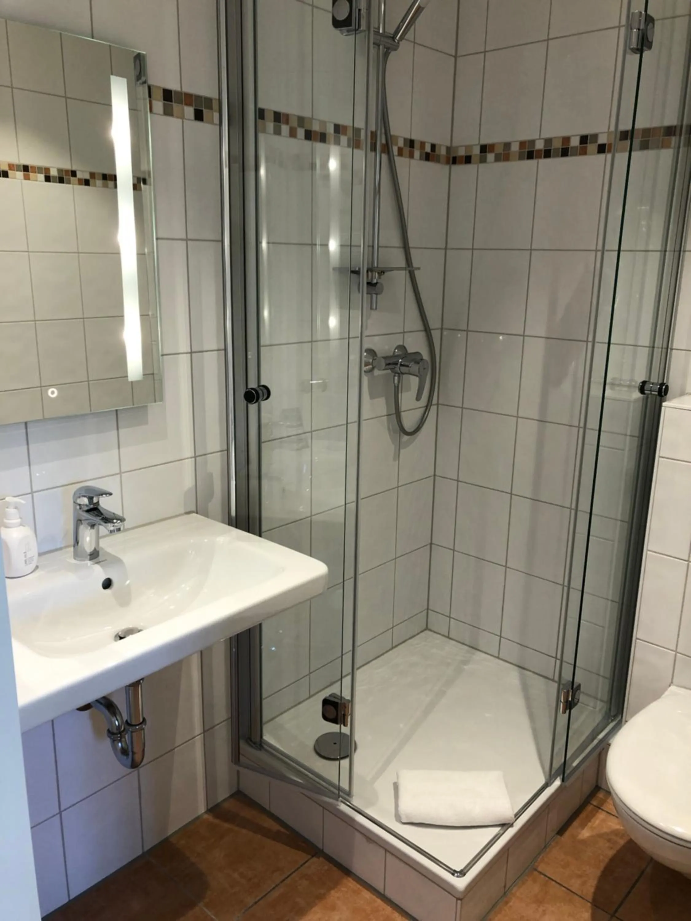 Shower in Hotel Hubertus Hamacher