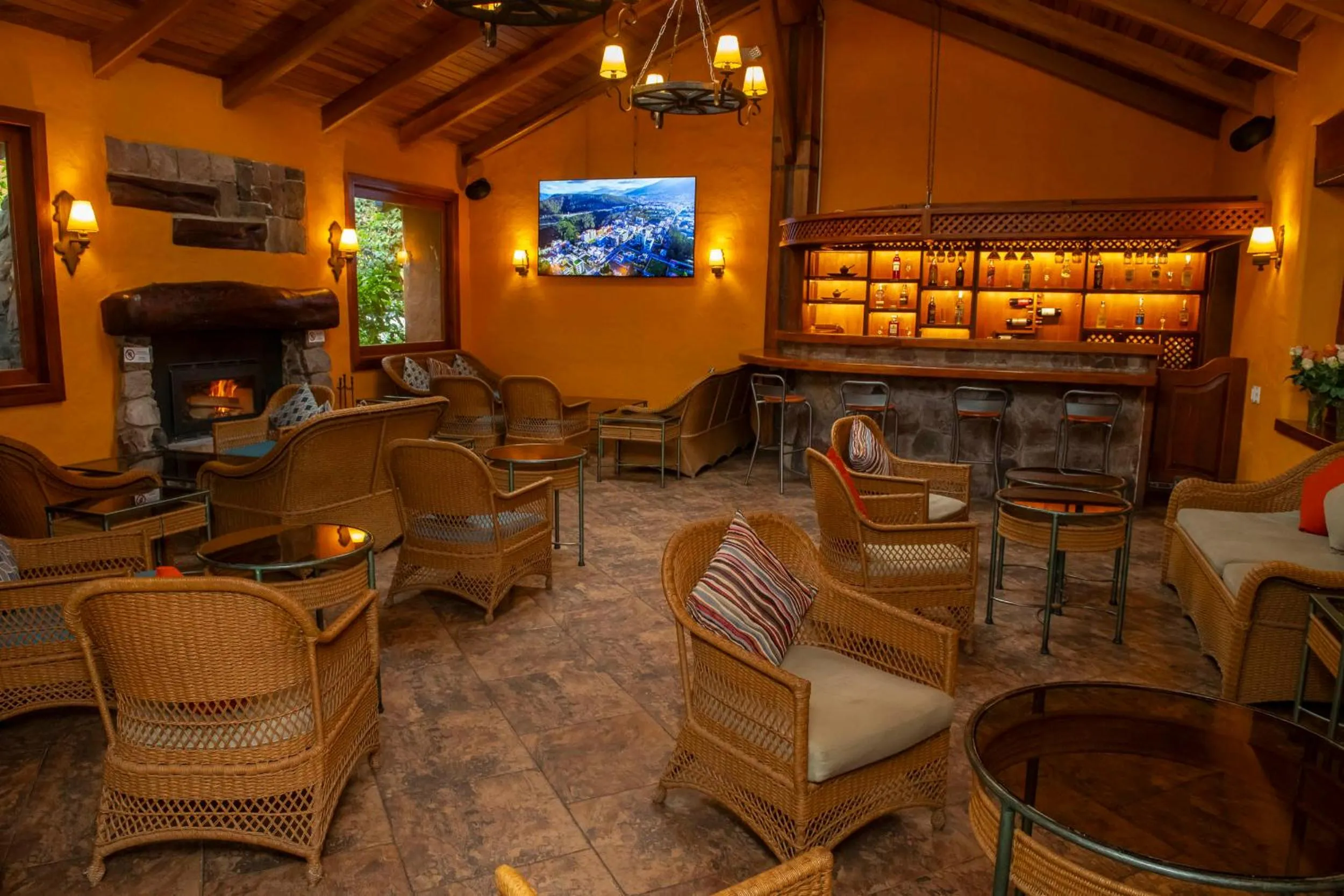 Lounge or bar in Termas de Papallacta