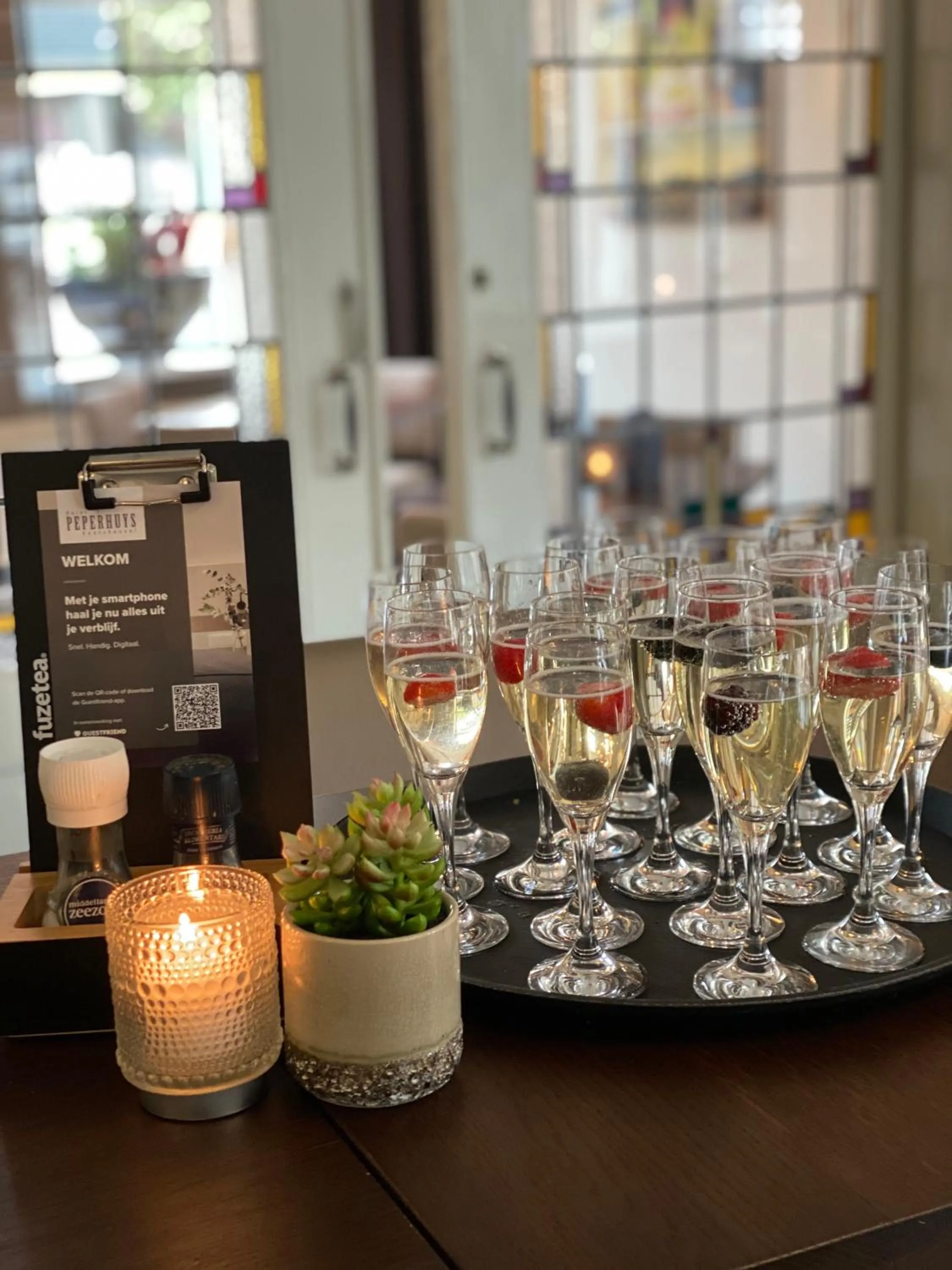 Food and drinks in Hotel 't Peperhuys