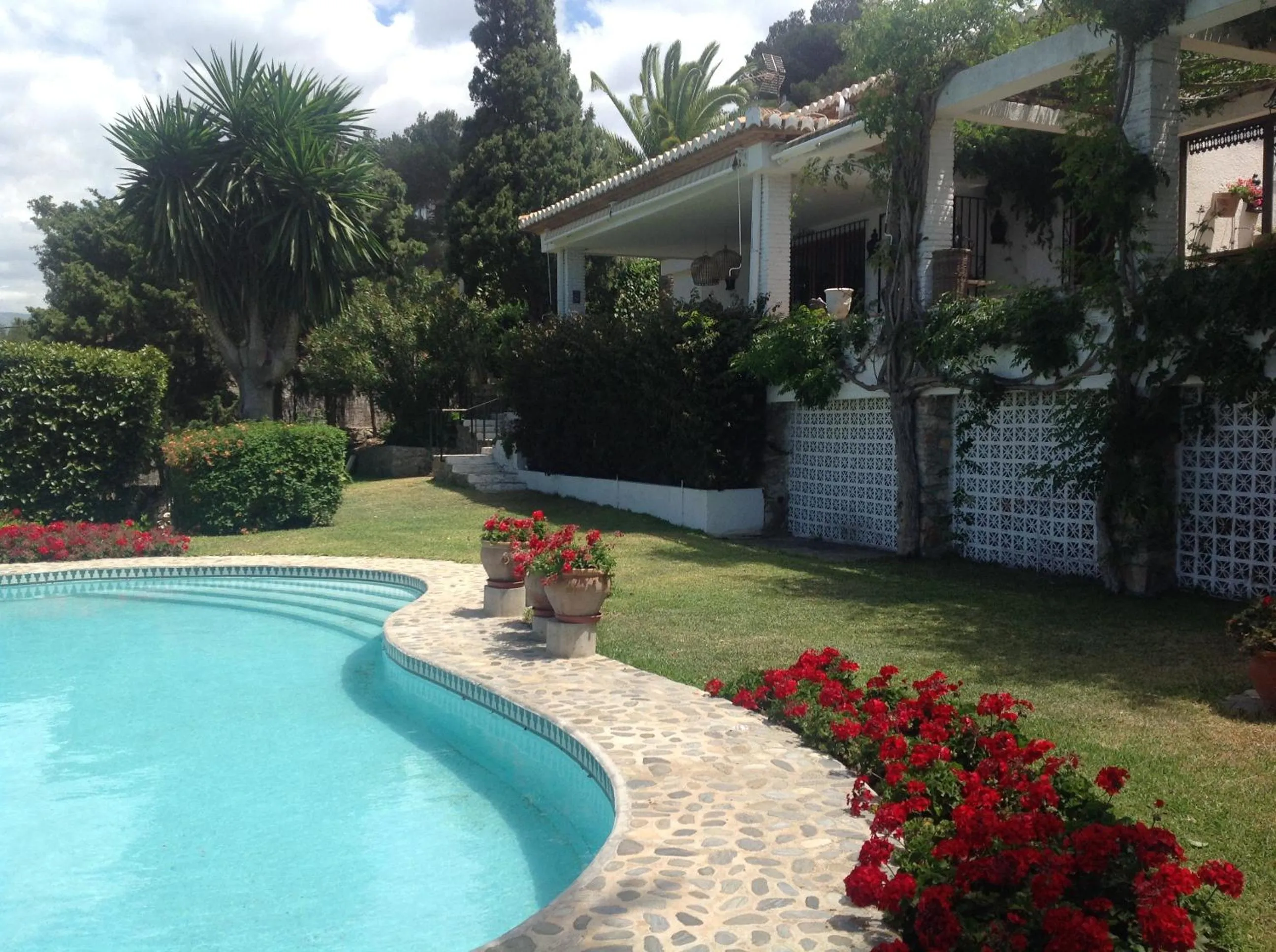 Garden in villaquinta