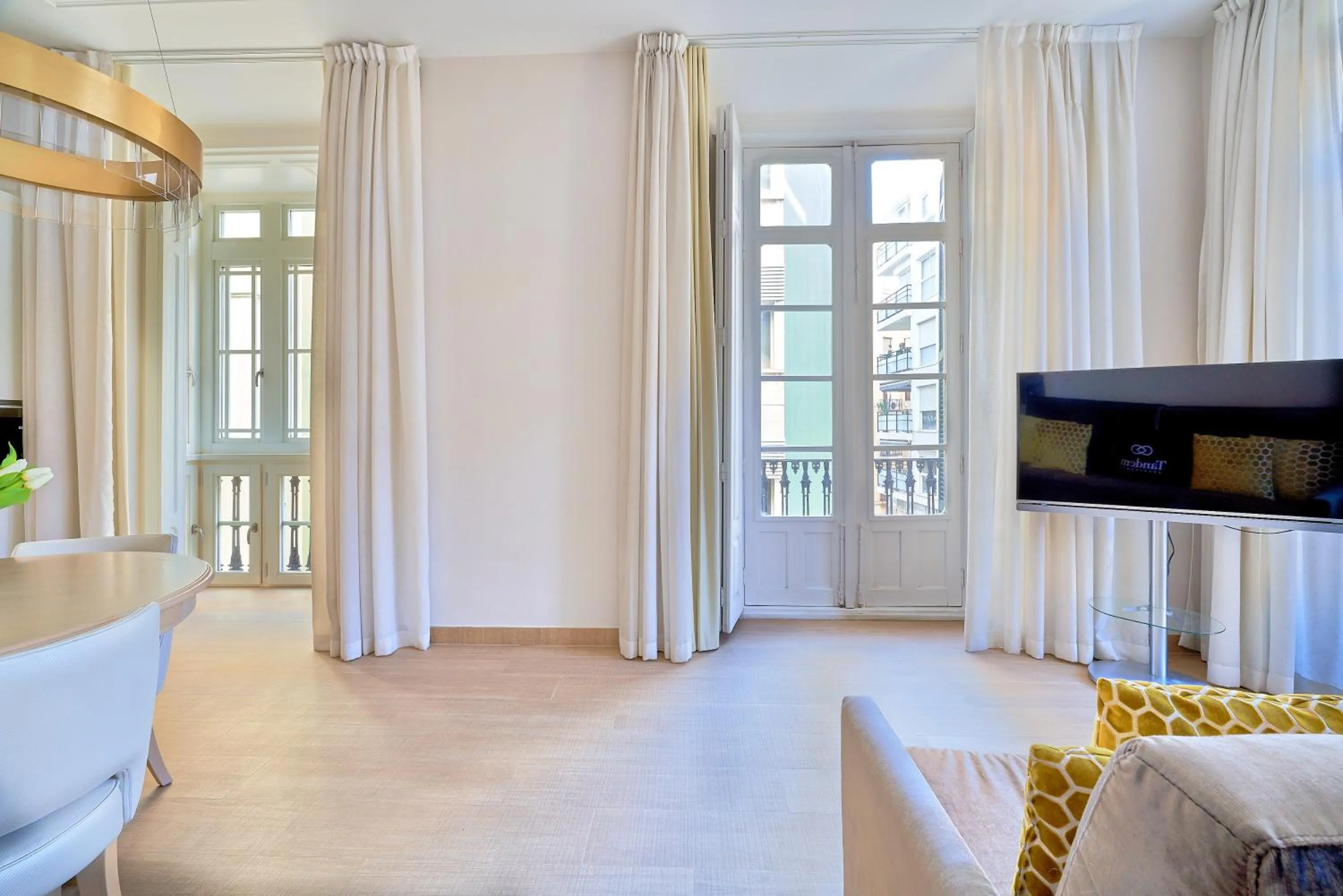 Living room in Tandem Soho Suites