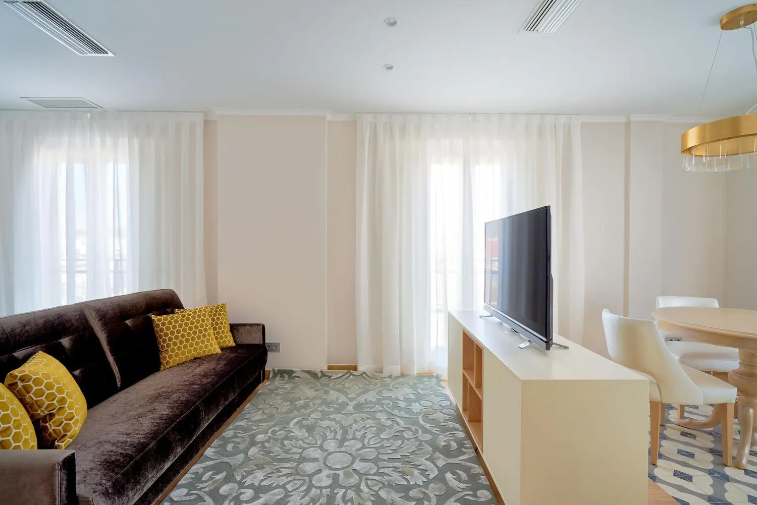 Living room in Tandem Soho Suites