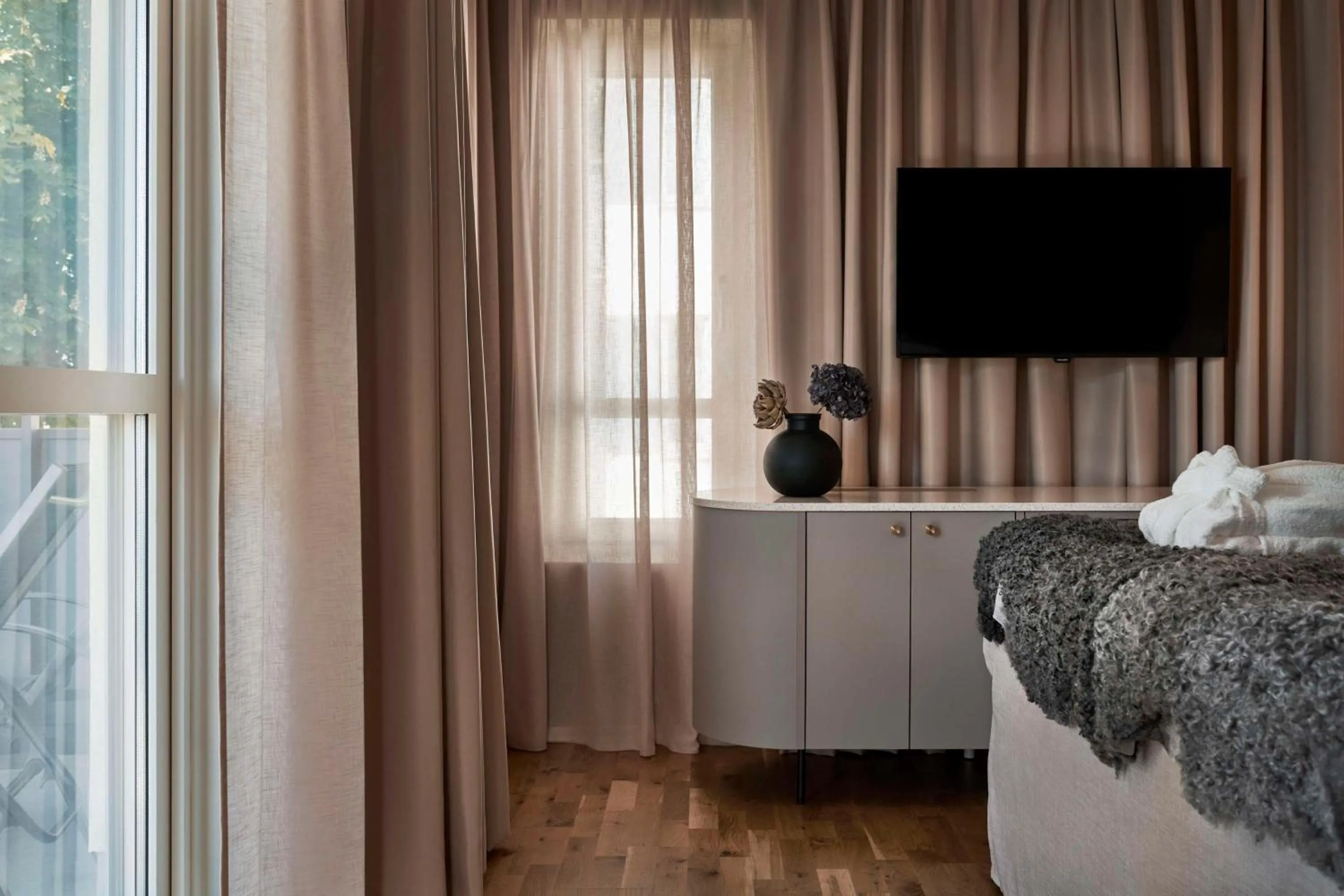 Bedroom, Bed in Scandic Visby