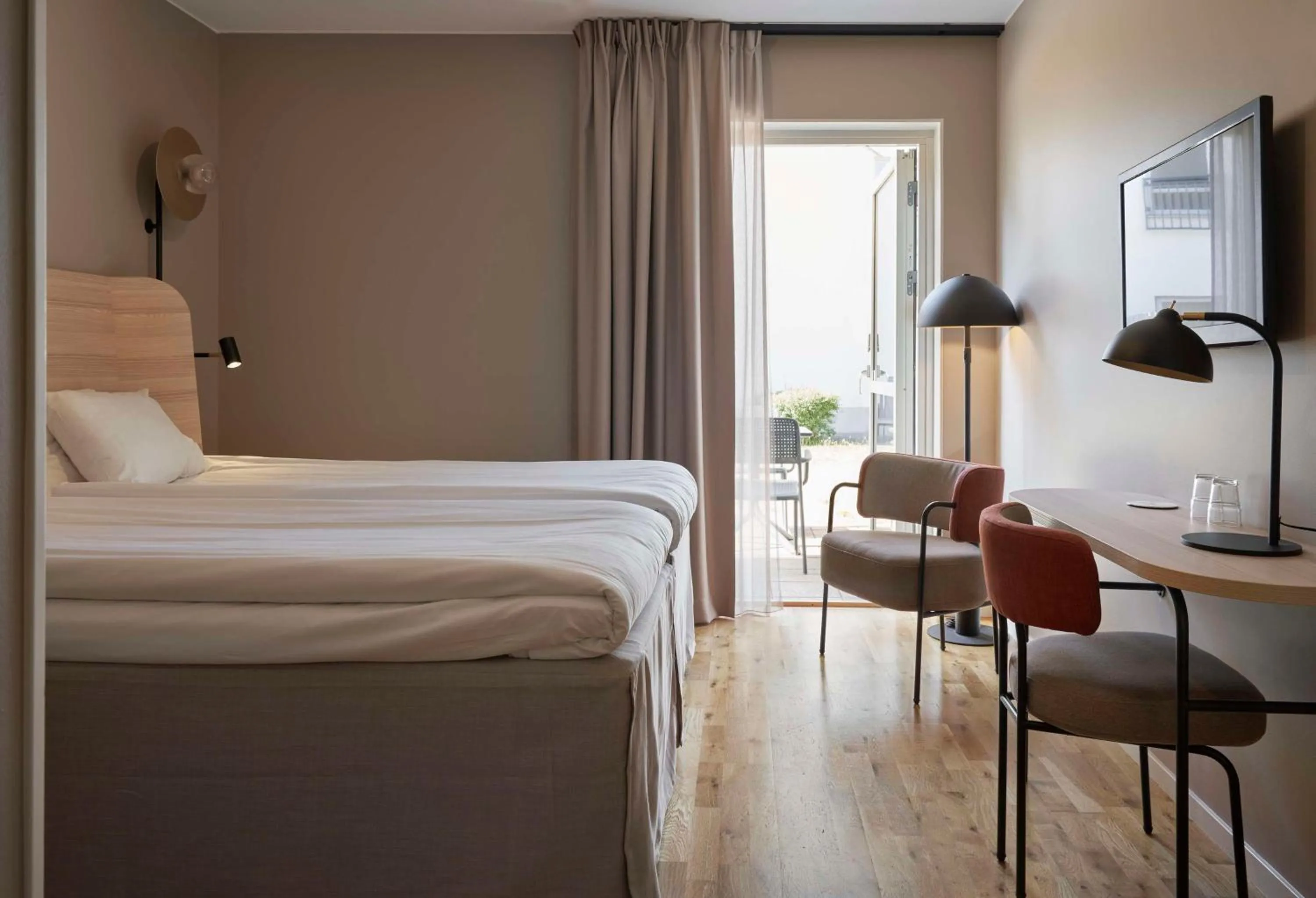 Bedroom, Bed in Scandic Visby