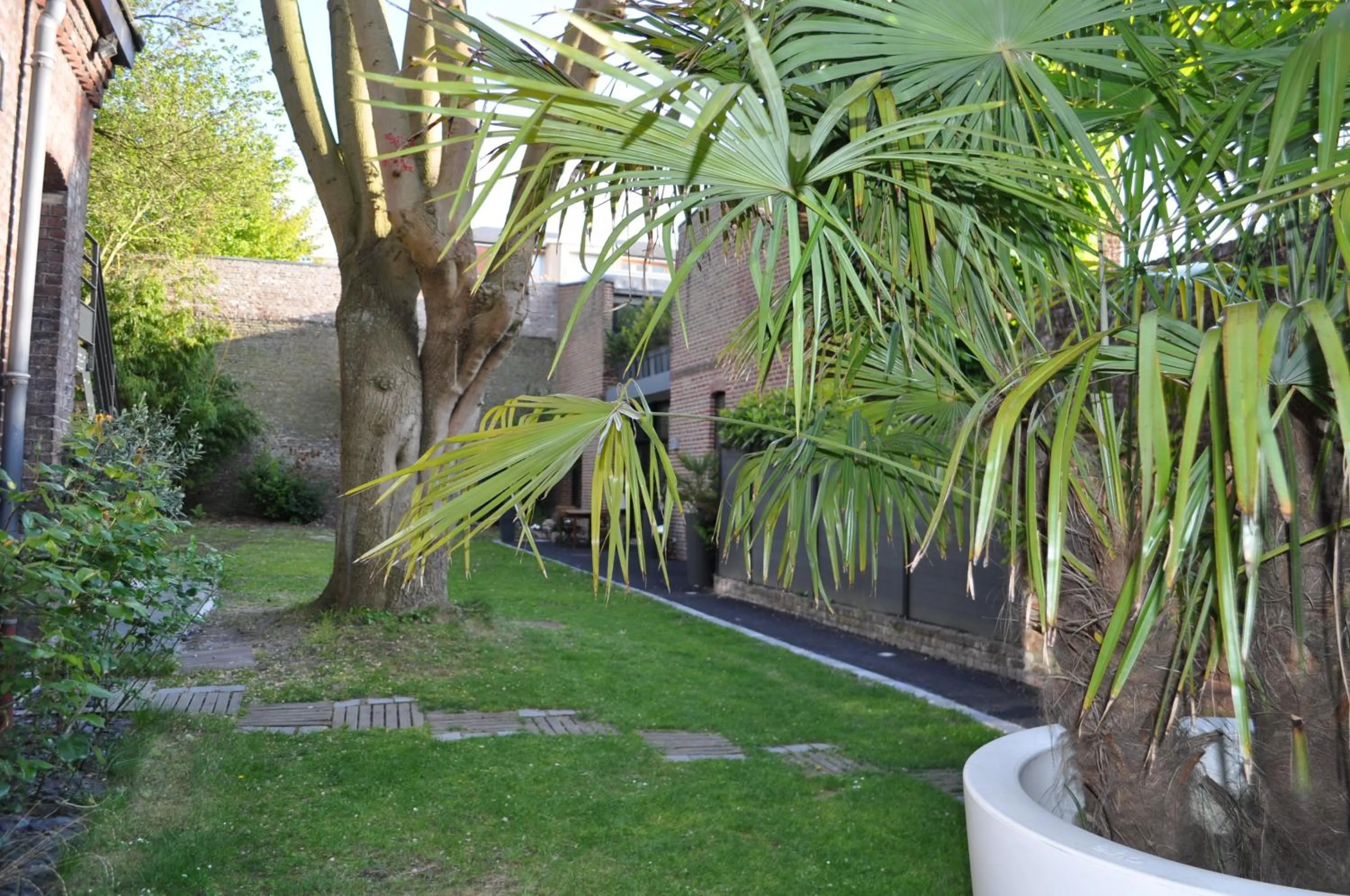 Garden view in Au Cœur du Jardin
