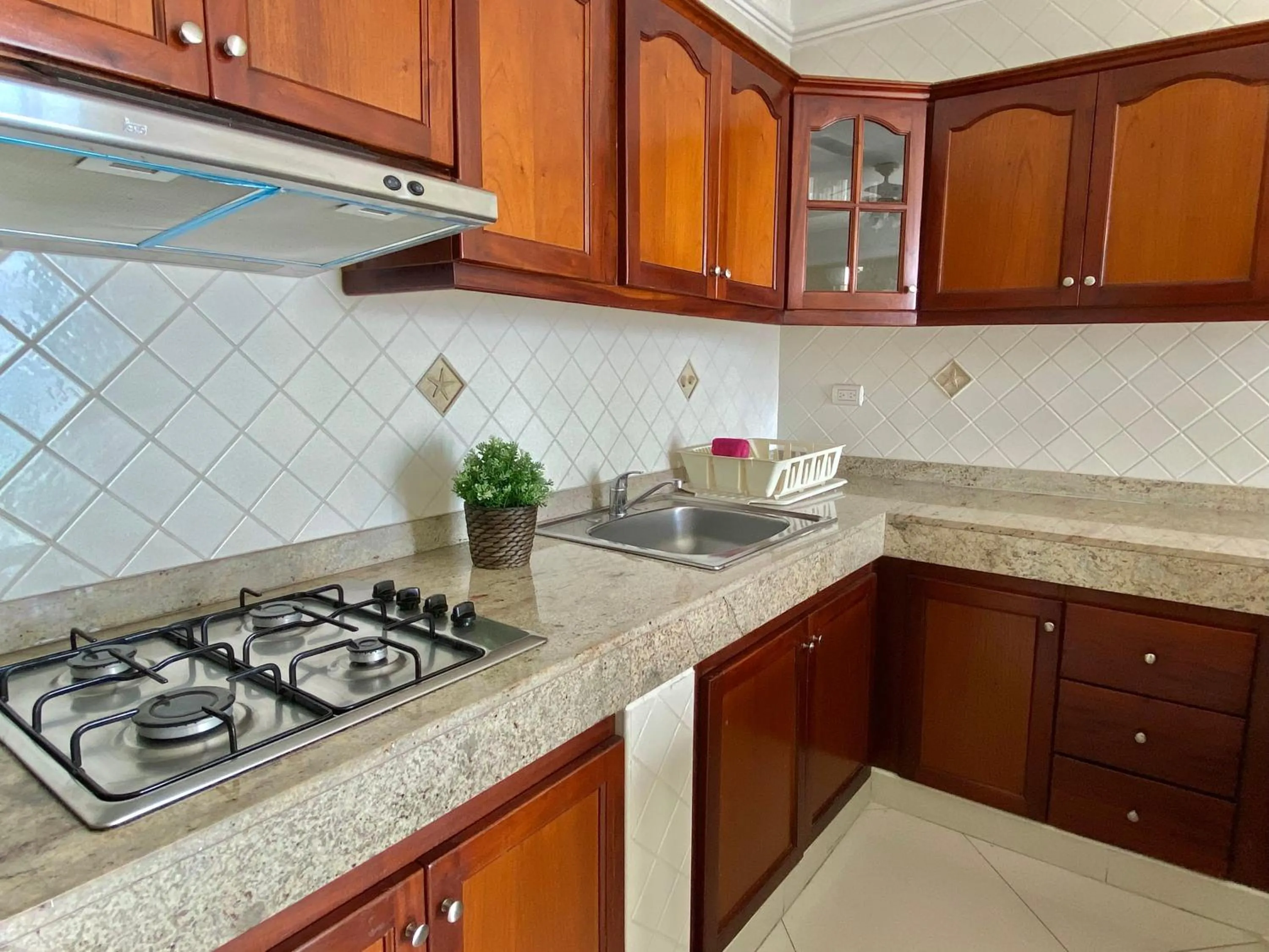 Kitchen or kitchenette in Hotel Shakey