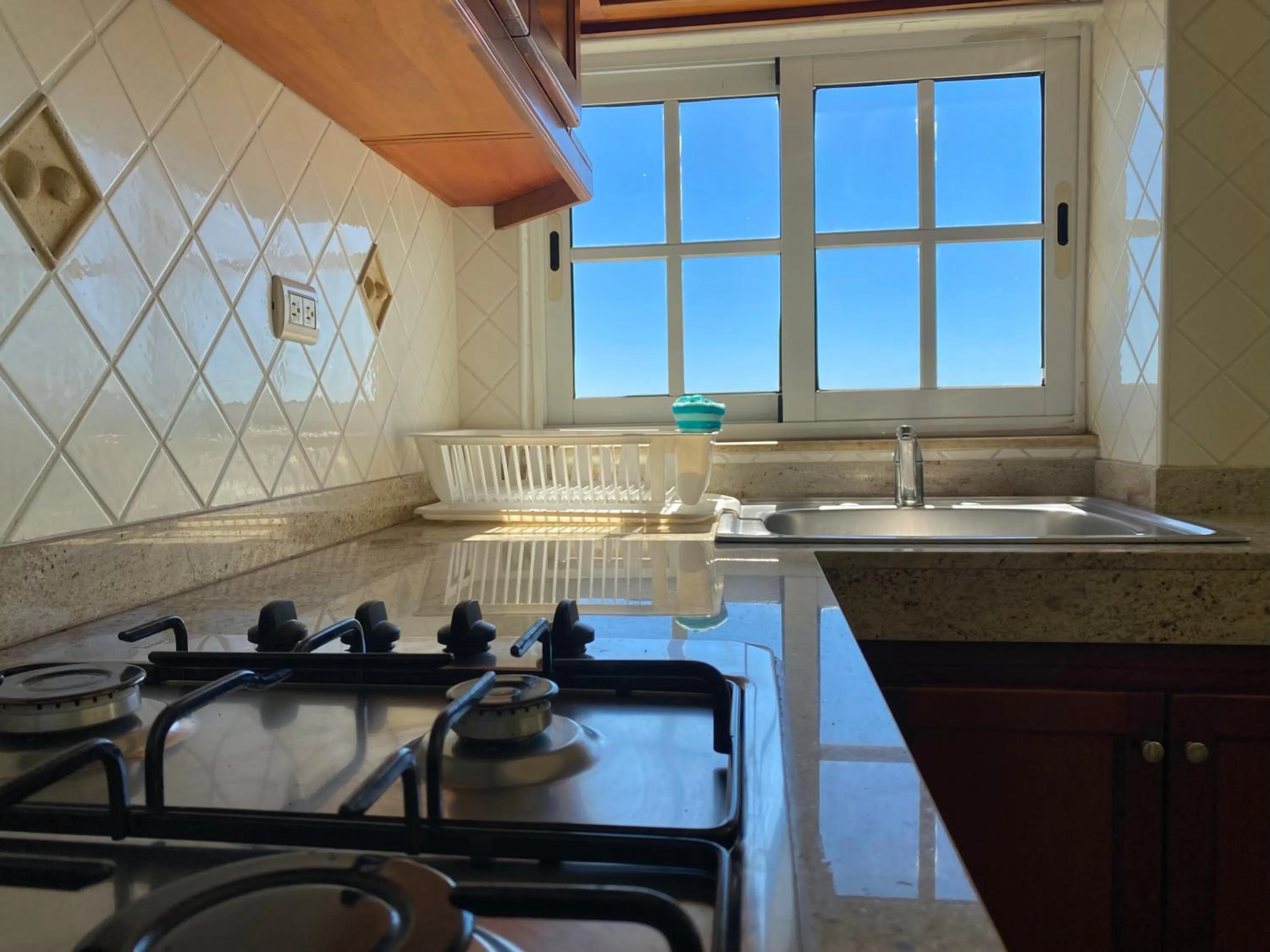 Kitchen or kitchenette in Hotel Shakey