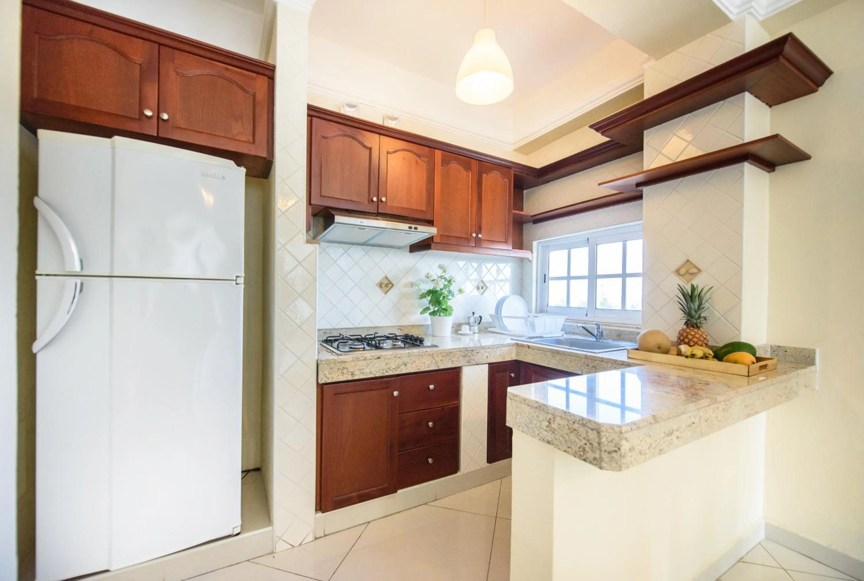 Kitchen or kitchenette in Hotel Shakey