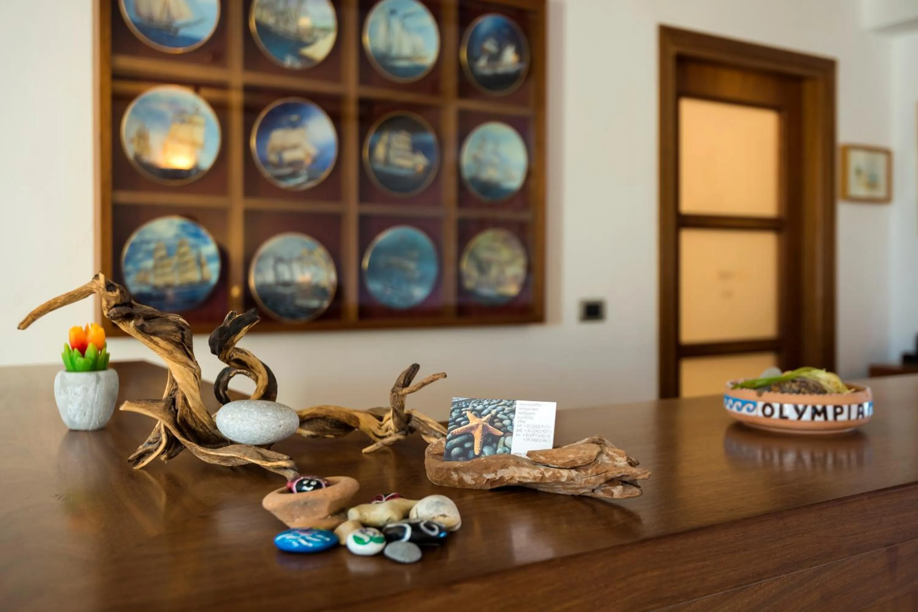 Lobby or reception in Olympia Mare