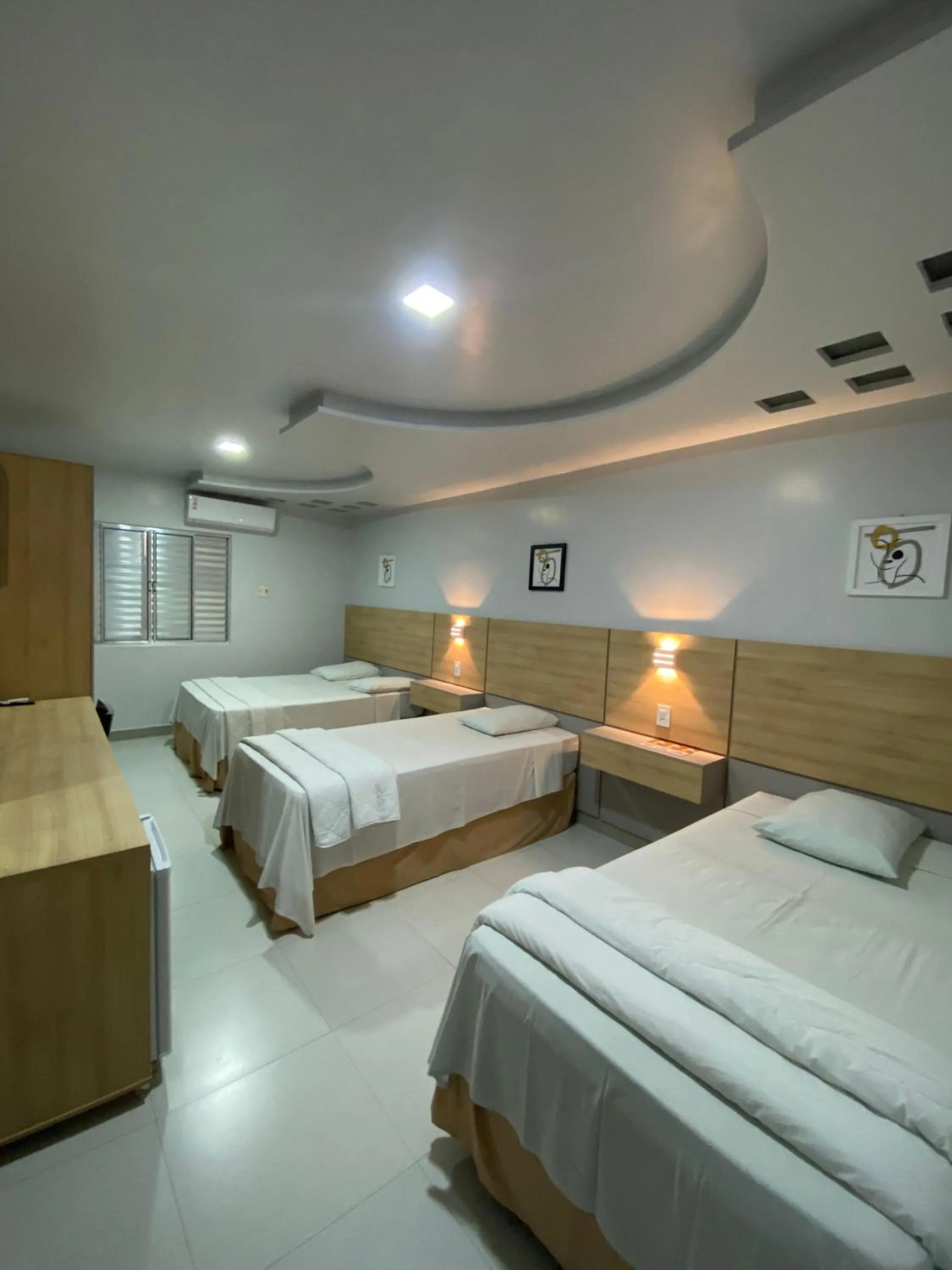 Bed in Augusto Palace Hotel