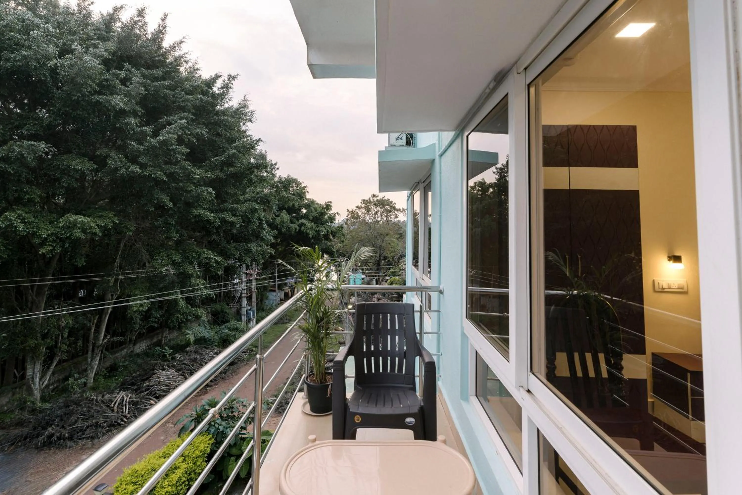 Balcony/Terrace in Treebo SNS Grand Inn With Swimming Pool