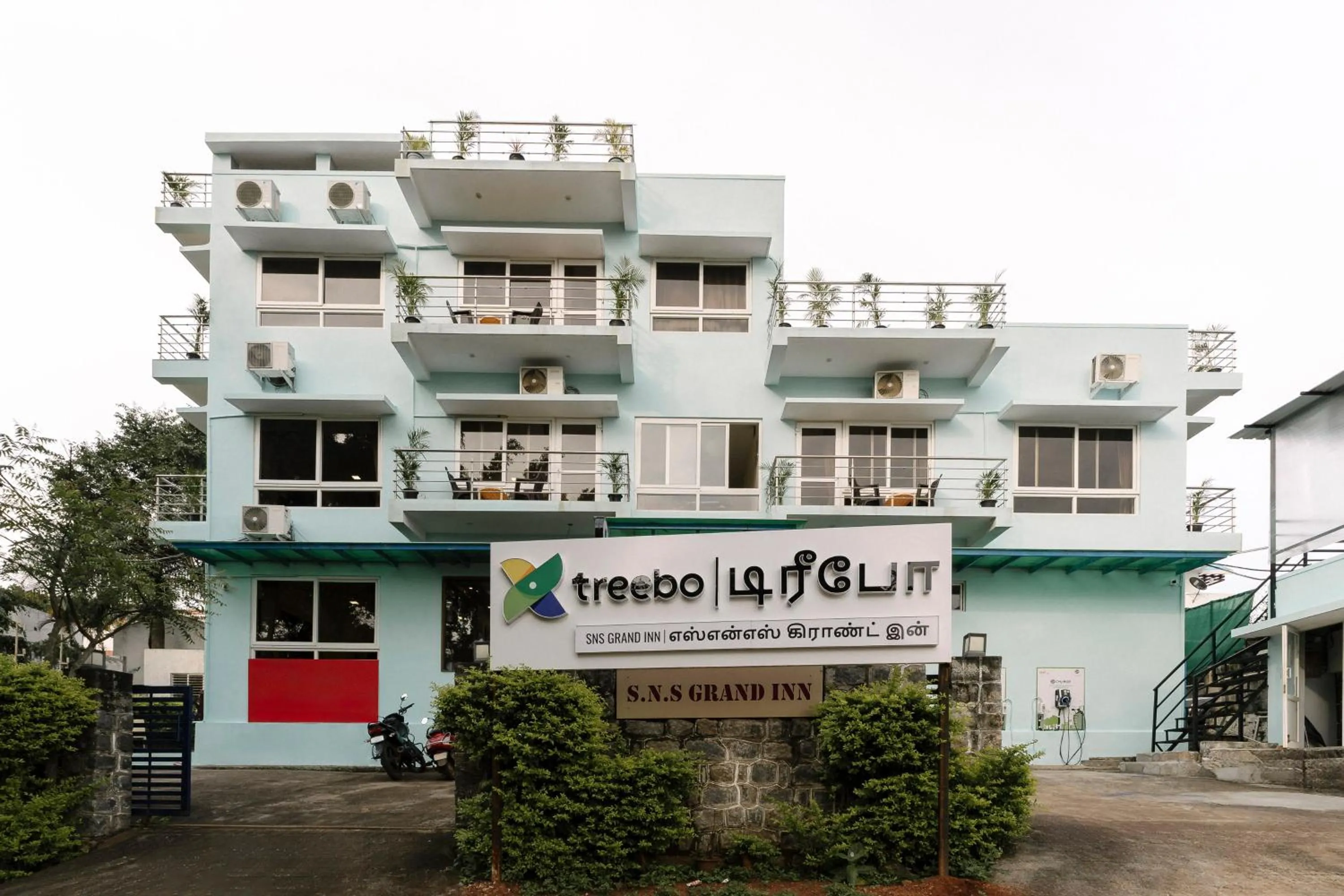 Property building in Treebo SNS Grand Inn With Swimming Pool